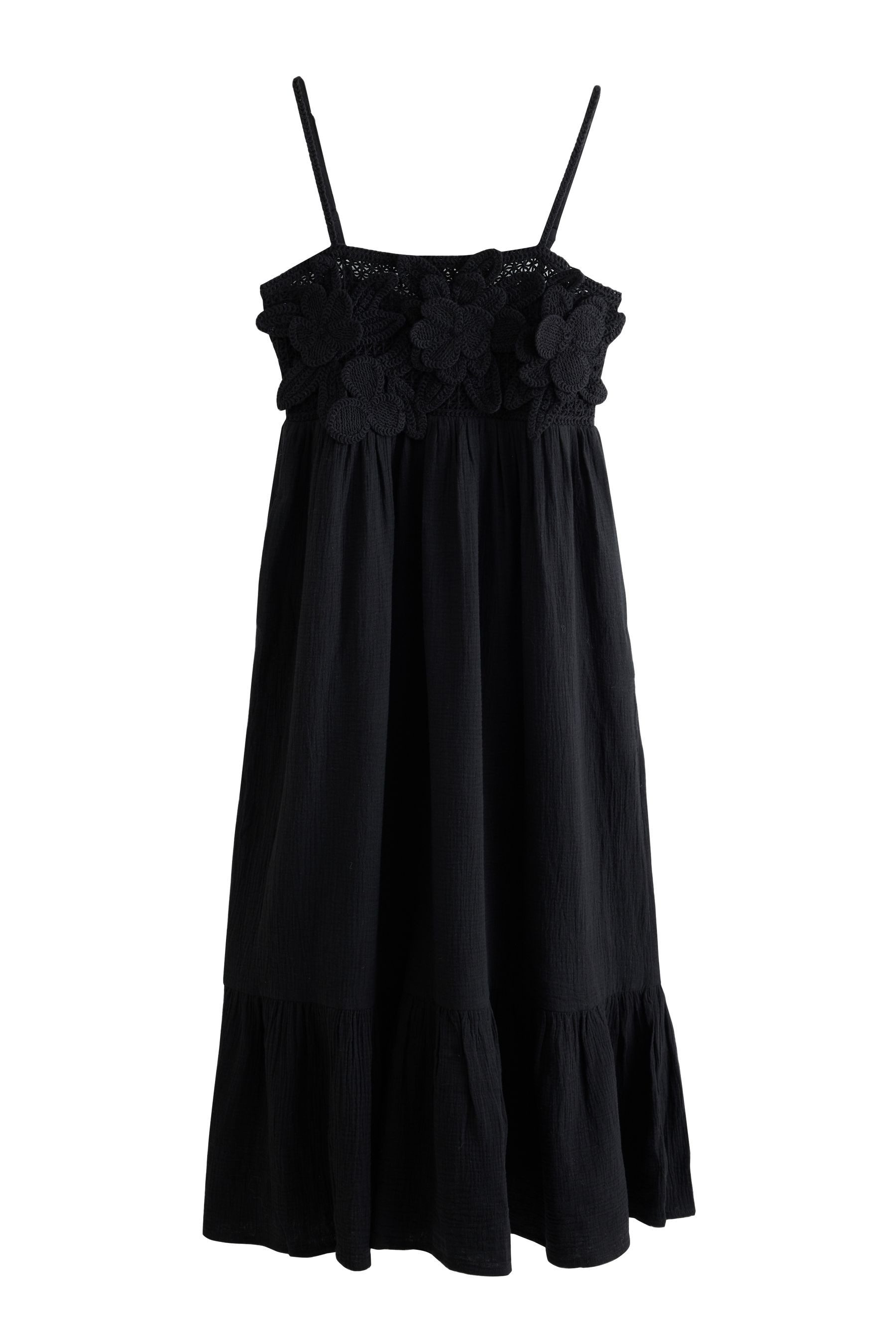 B by Ted Baker Strickkleid B by Ted Baker Kleid aus Baumwolle mit Häkeldetail (1-tlg)