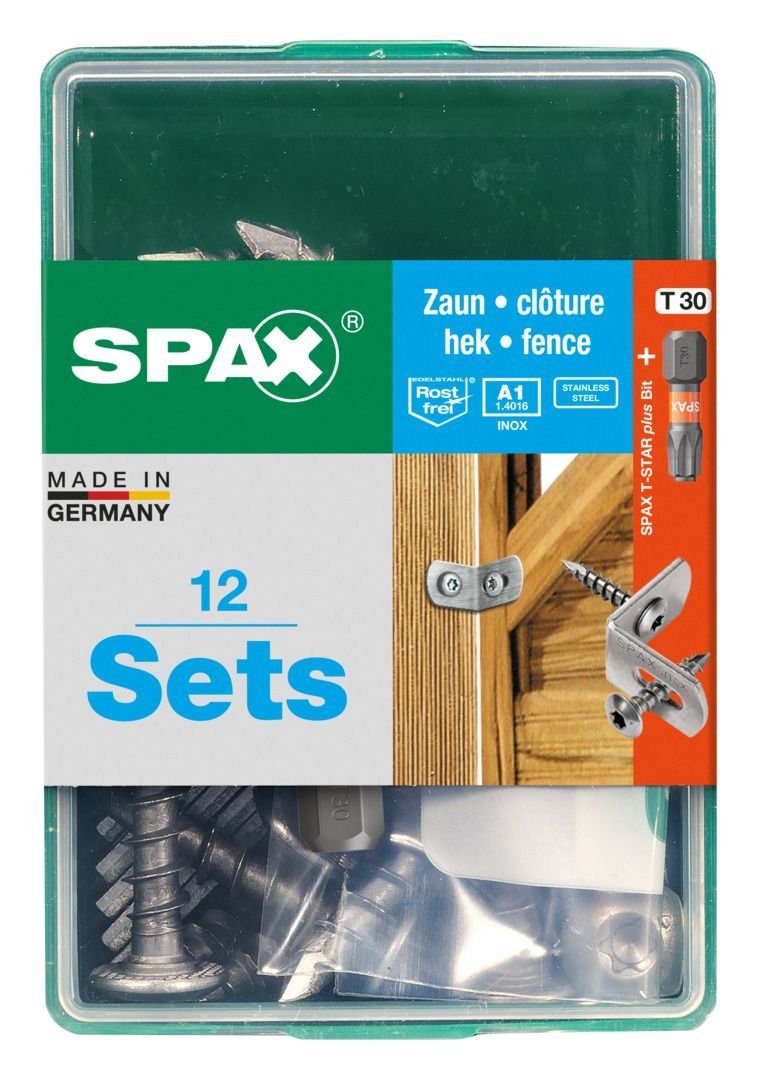 SPAX Holzbauschraube Spax Zaunverbinder 7.0 x 35 mm TX 30 - 24 Stk.