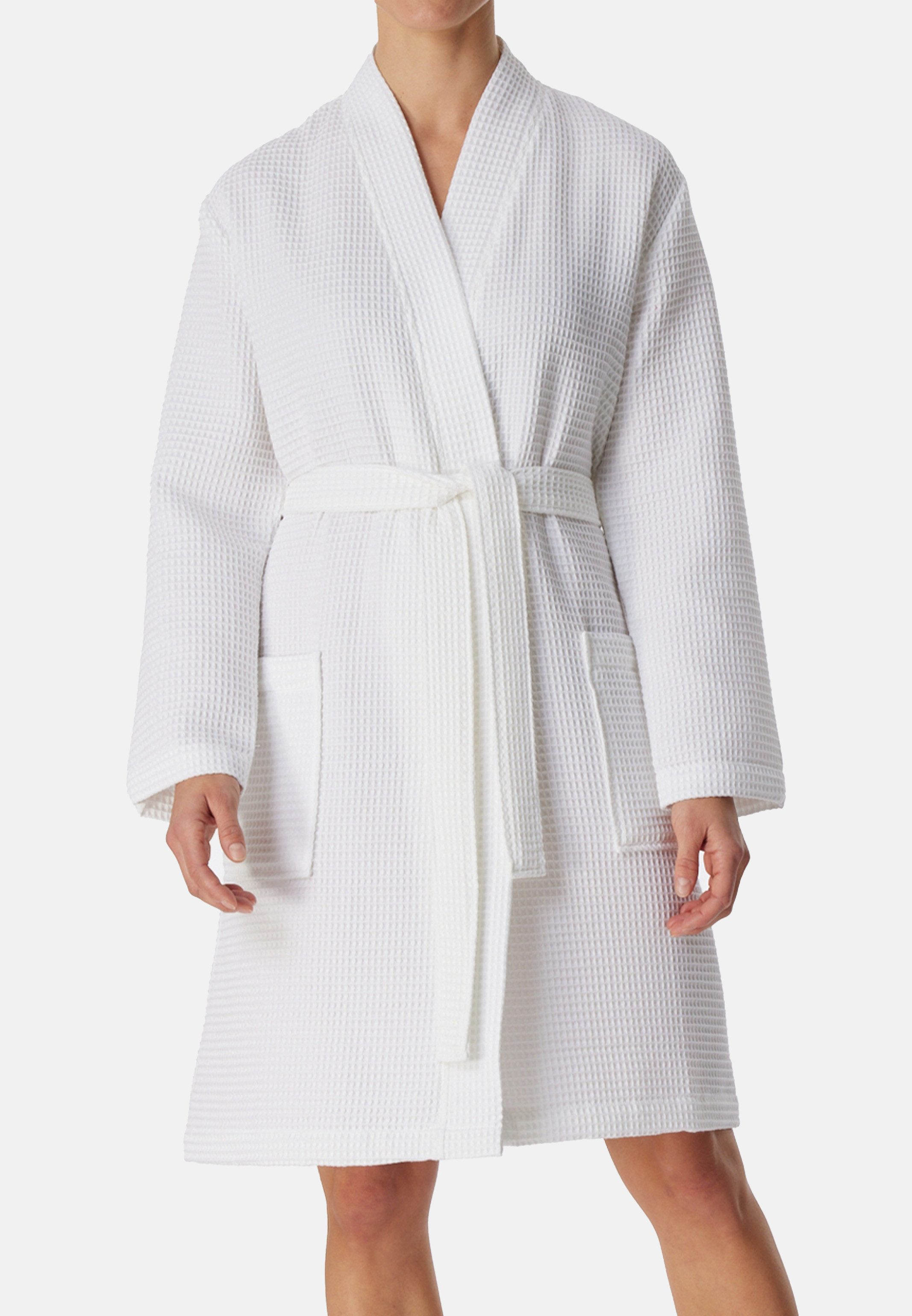 Schiesser Bademantel Waffel Piqué - Organic Cotton, Baumwolle, nicht releva günstig online kaufen