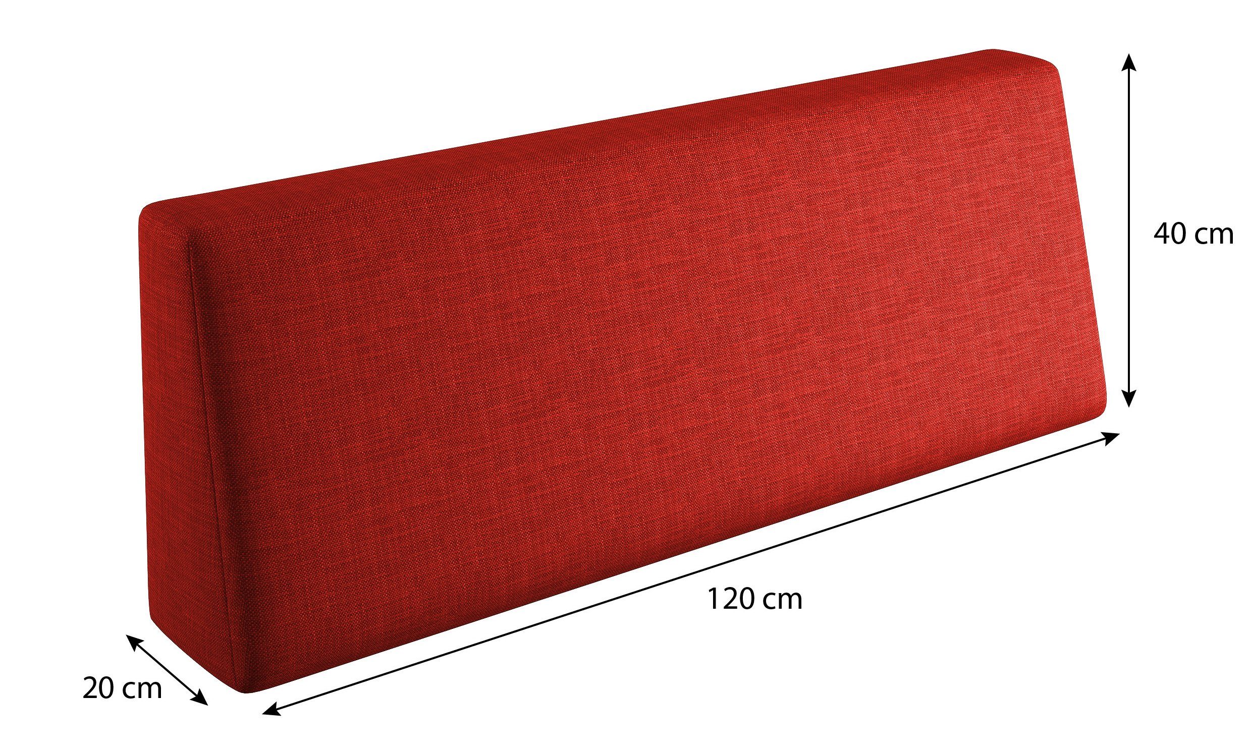 sunnypillow Palettenkissen Milano - 8er Set Palettenauflage mit abnehmbarem Bezug Kaltschaum, 8er Set Palettenkissen