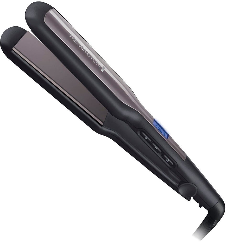 Remington Выпрямитель для волос S5525 Ultra-Keramik-Beschichtung, Extra breite Stylingplatten, LCD Display, Ultra-Keramikbeschichtung