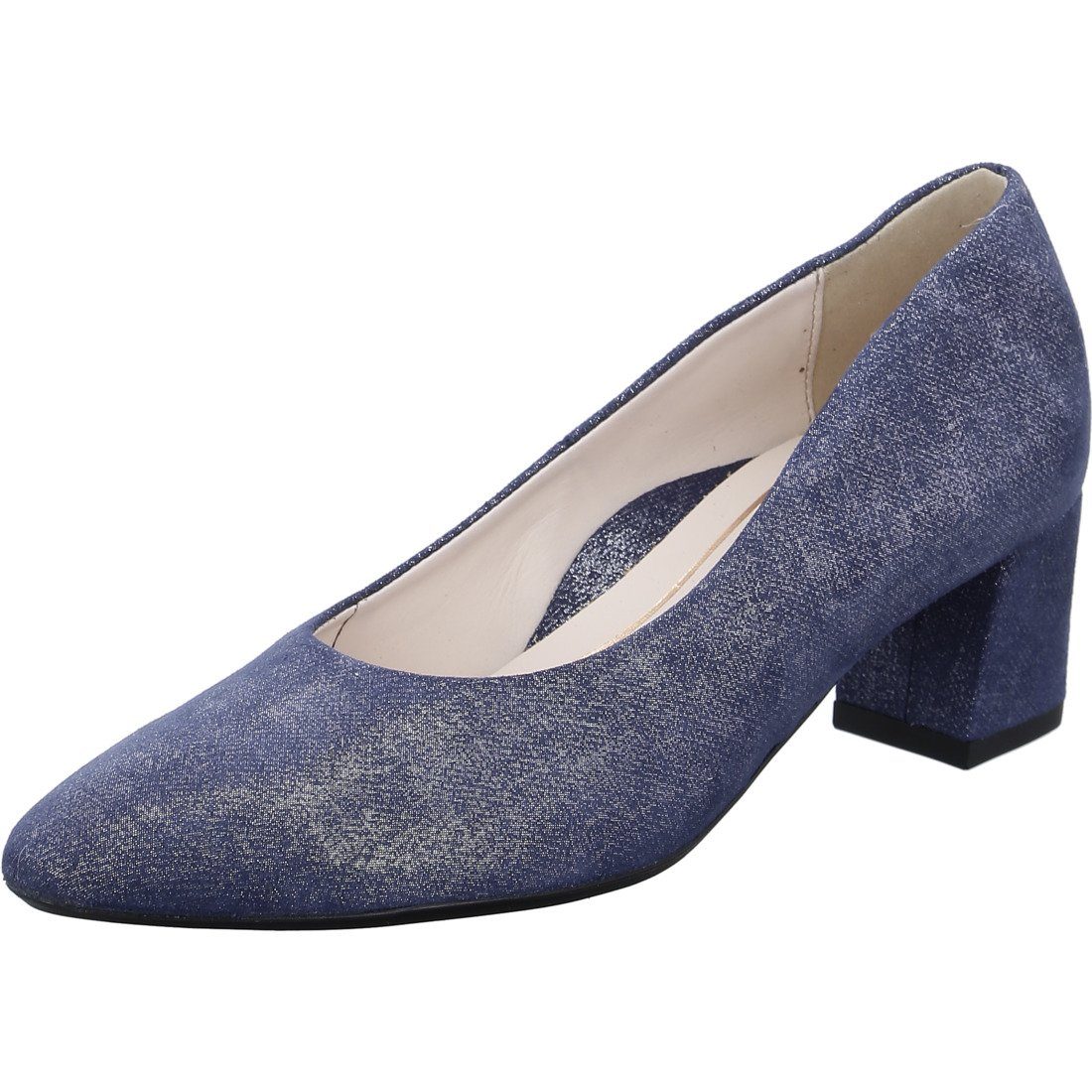 London Schuhe, Pumps Glattleder - 047832 Ara Pumps Damen blau Ara