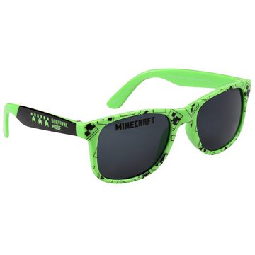 Sarcia.eu Sonnenbrille Minecraft Jungen-Sonnenbrille, grün S-M