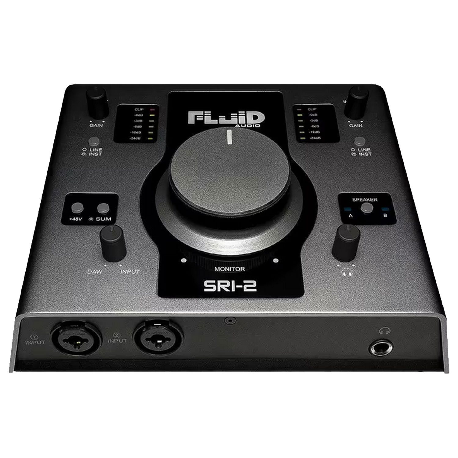 Fluid Audio Fluid Audio Interface SRI-2 Interface und Monitor-Controller mit Kabel Digitales Aufnahmegerät (Kompaktes 2x2 USB Audio Interface mit Kabel)