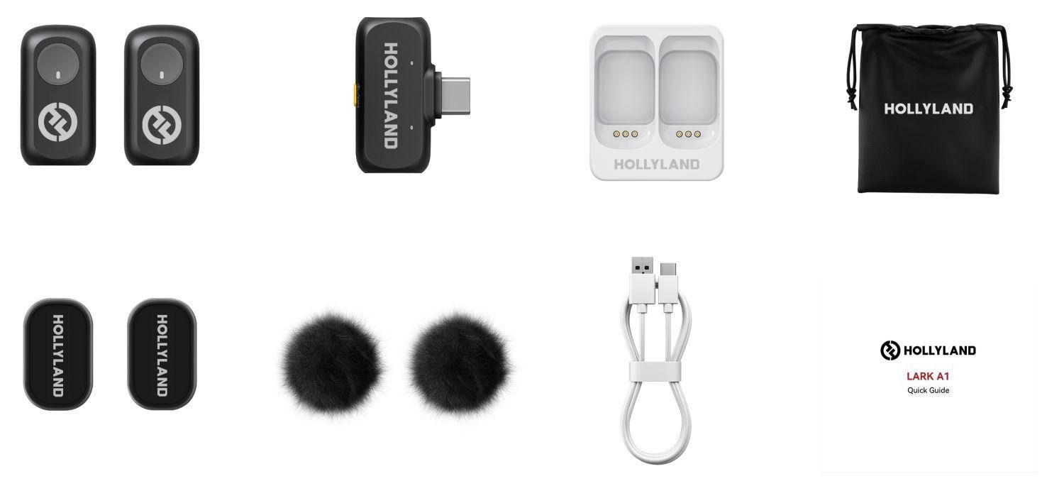 Hollyland Mikrofon Lark A1 Mini Duo USB-C