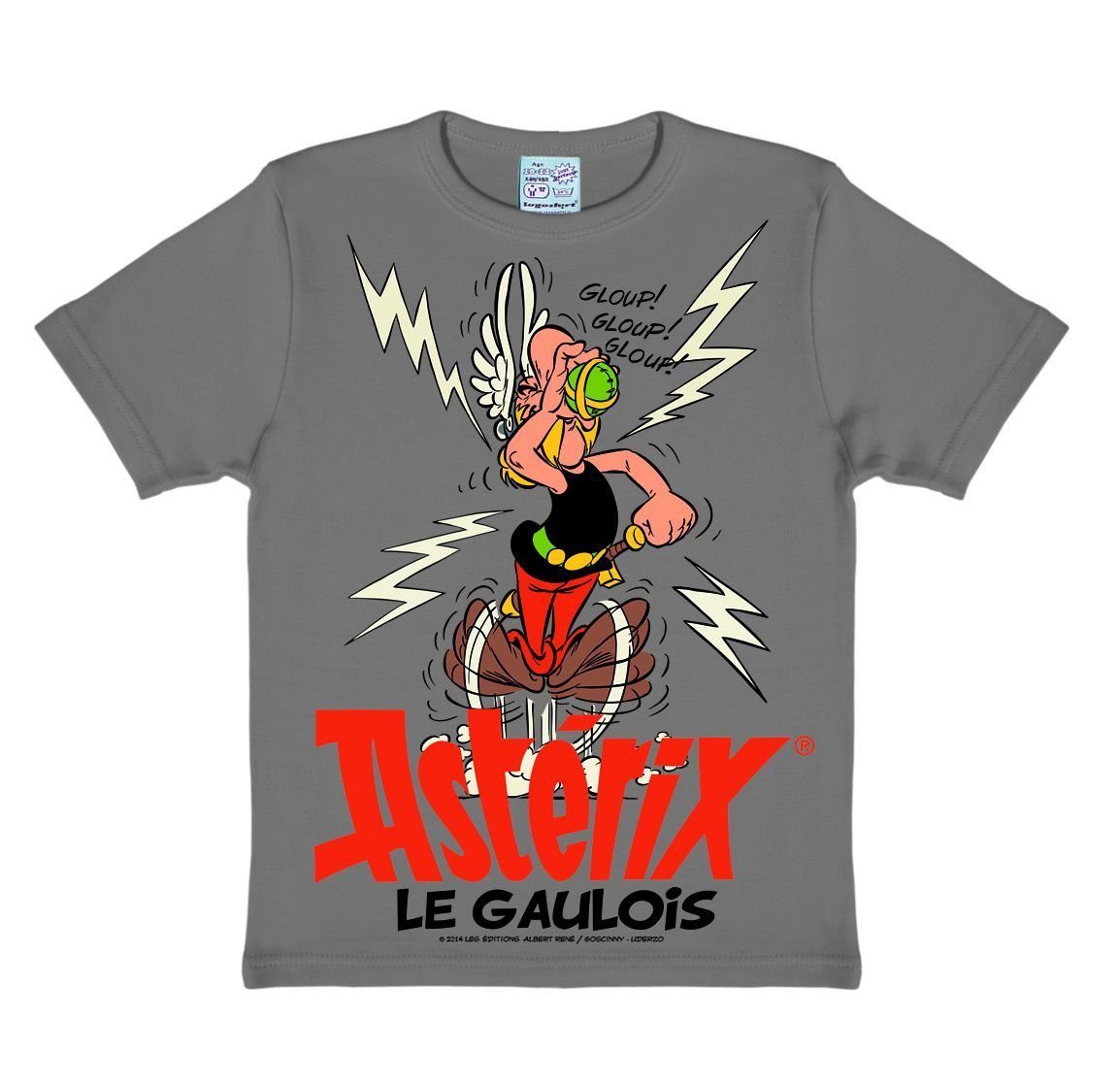 LOGOSHIRT T-Shirt Asterix Der Gallier mit Frontdruck