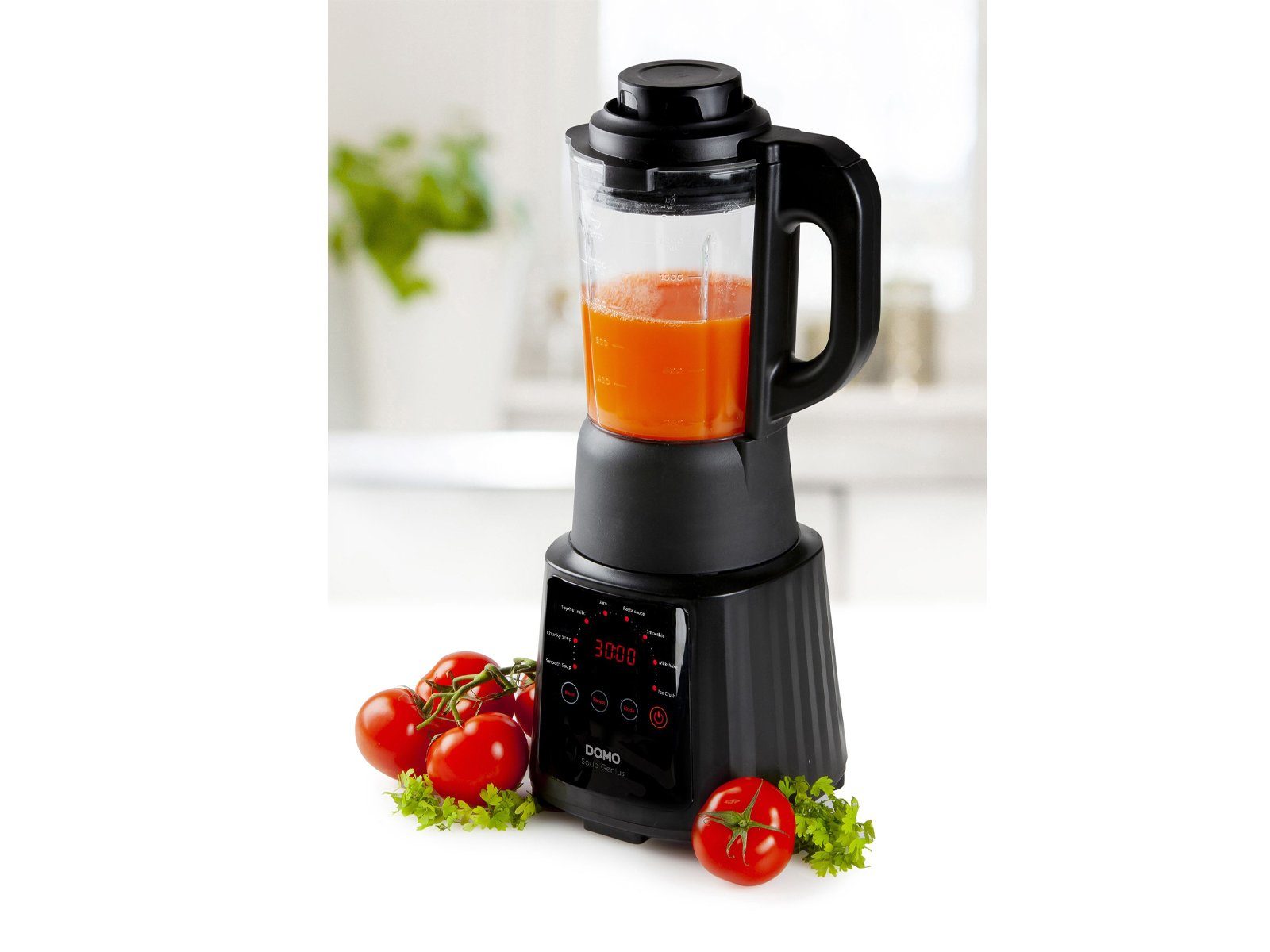 Domo Multikocher, 900 W, Digitaler SuppenKocher Blender Mixer für