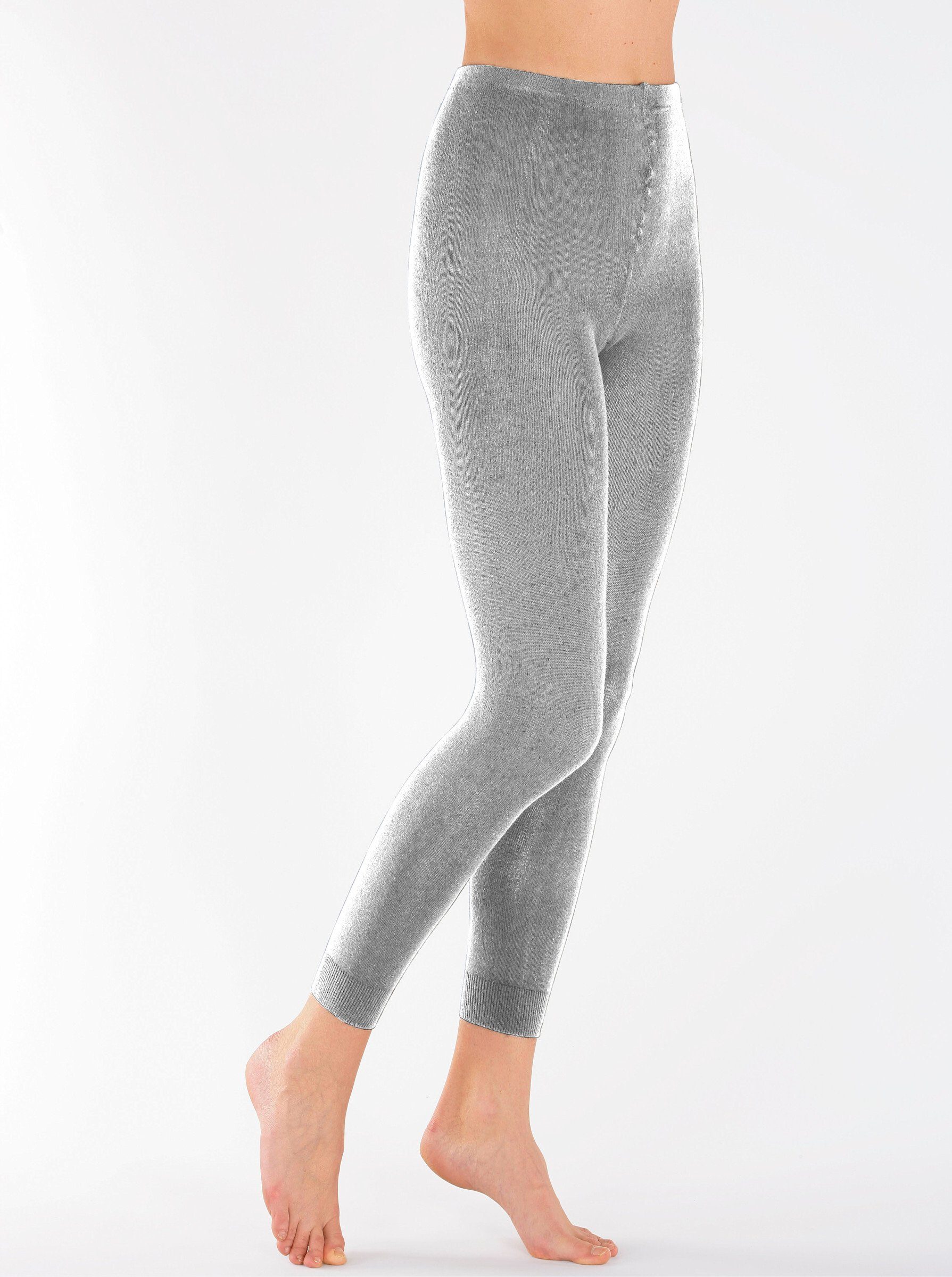 grau-meliert Rogo Jerseyhose