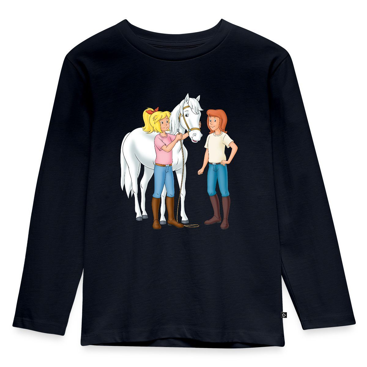 T-Shirt Bibi Und Tina Kümmern Sich Um Sabrina Kinder Premium Langarmshirt