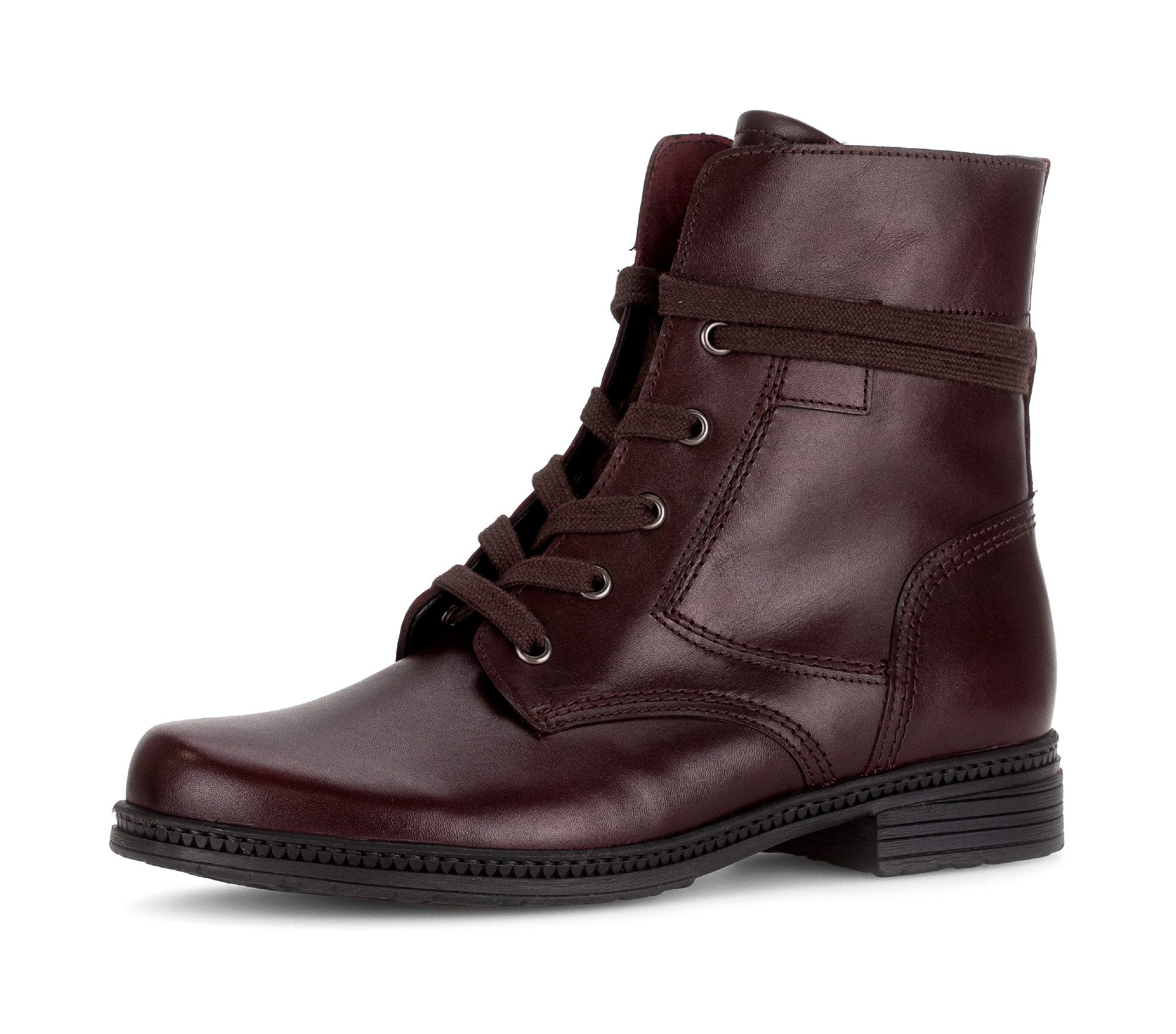 Gabor Schnürstiefelette, Schnürboots, Businessschuh mit Blockabsatz