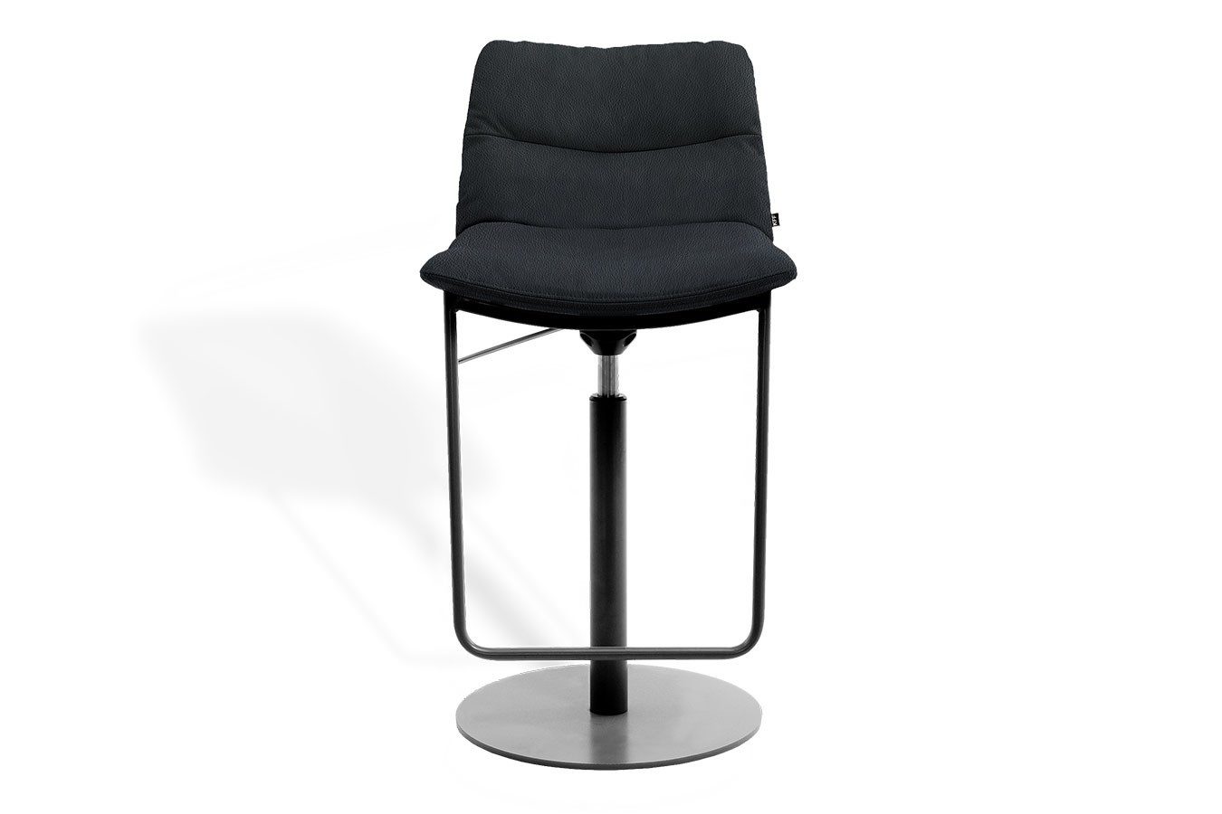 KFF Barhocker Barhocker Arva Leder schwarz drehbar
