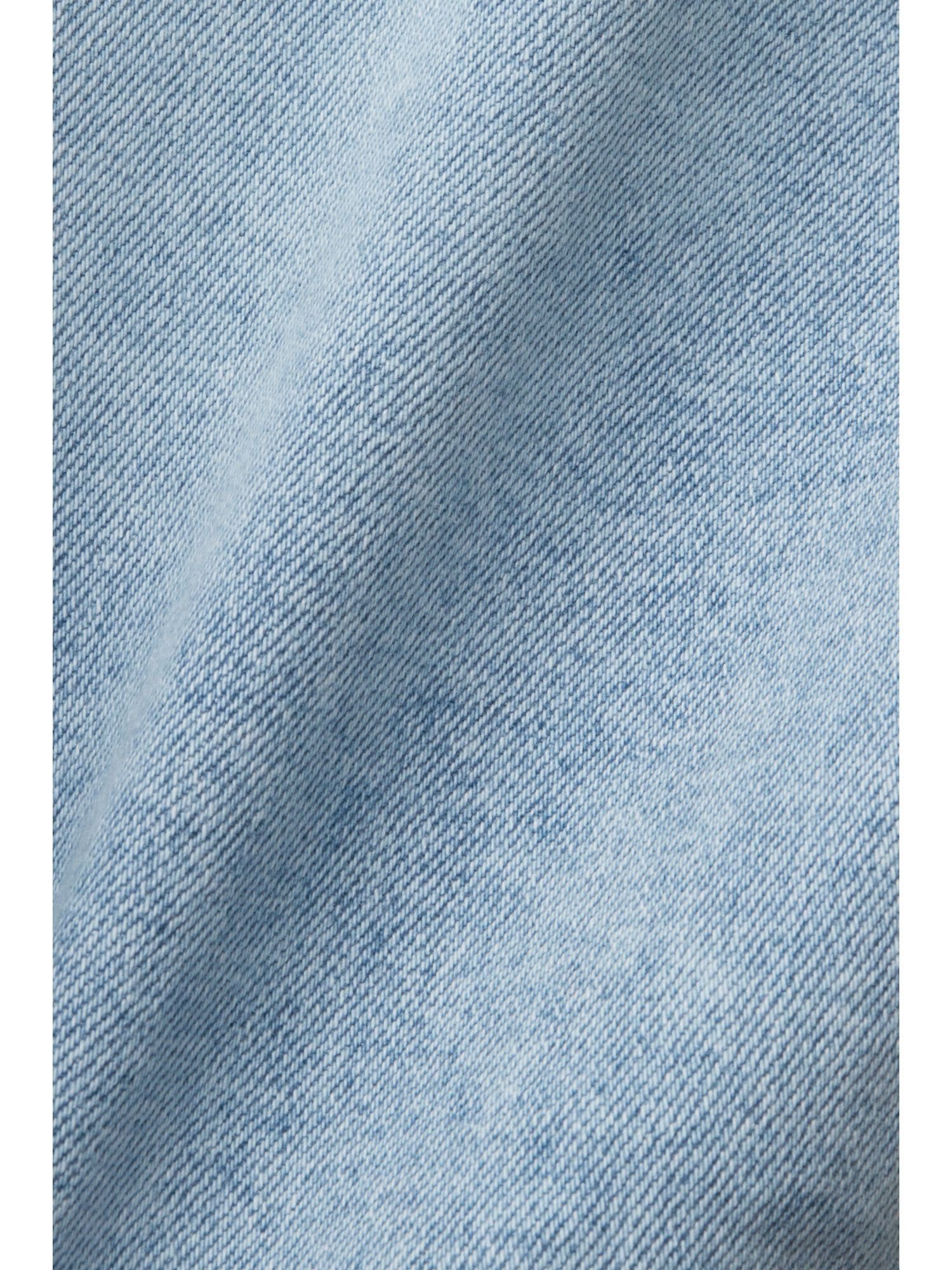 BLUE Esprit in Passform Jeansshorts schmaler LIGHT Lockere WASHED Jeansshorts