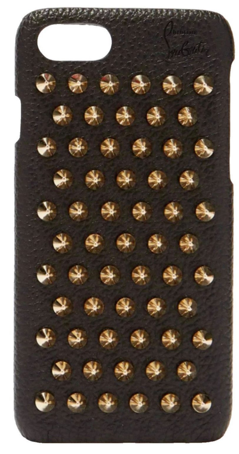 CHRISTIAN LOUBOUTIN Handyhülle Loubiphone Spike iPhone® 7/8 Tasche Case Hülle Handyhülle iPhone® 7/8, Leder & Verziert mit Metallspikes