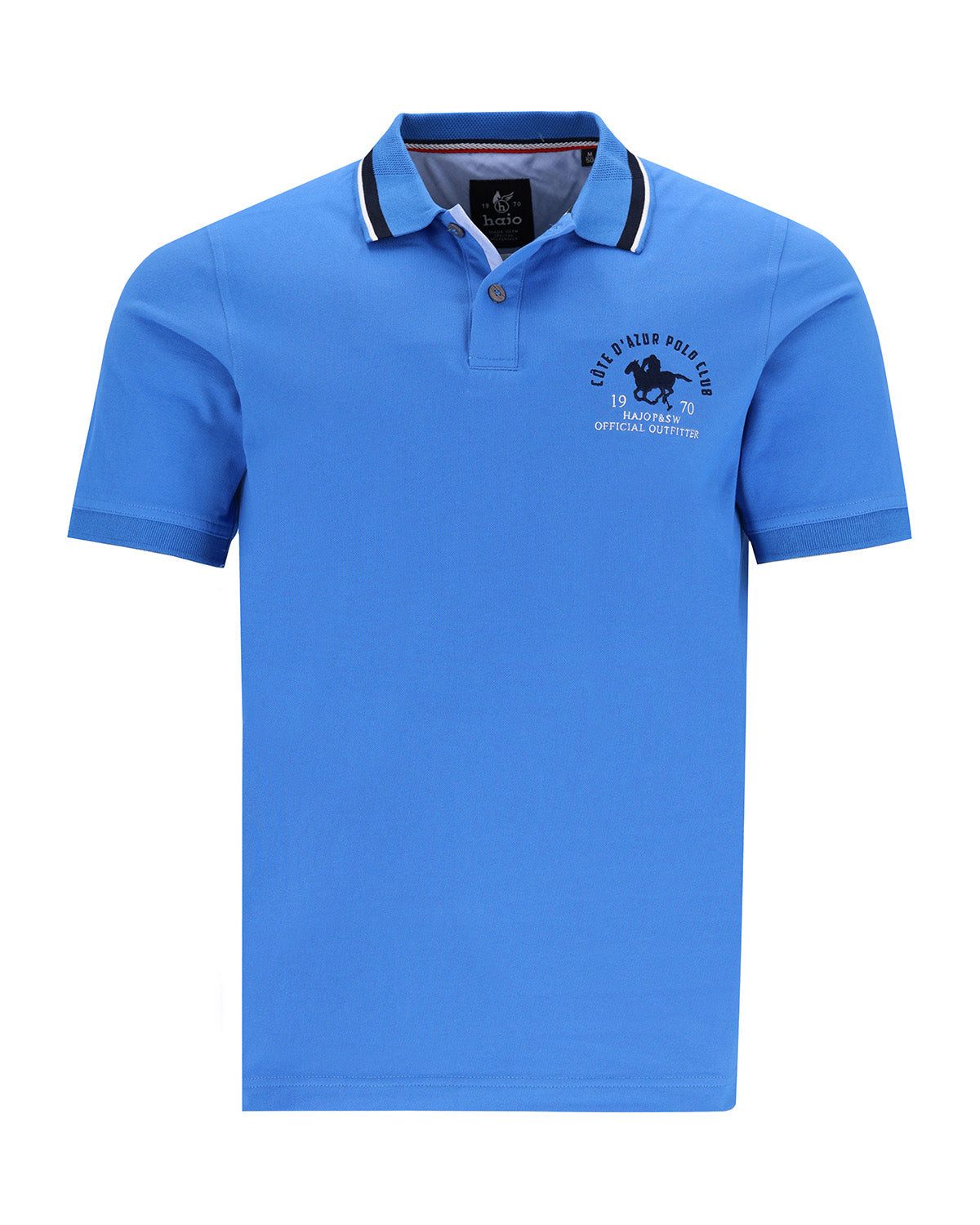 Hajo Poloshirt Piqué-Poloshirt mit Bruststickerei günstig online kaufen