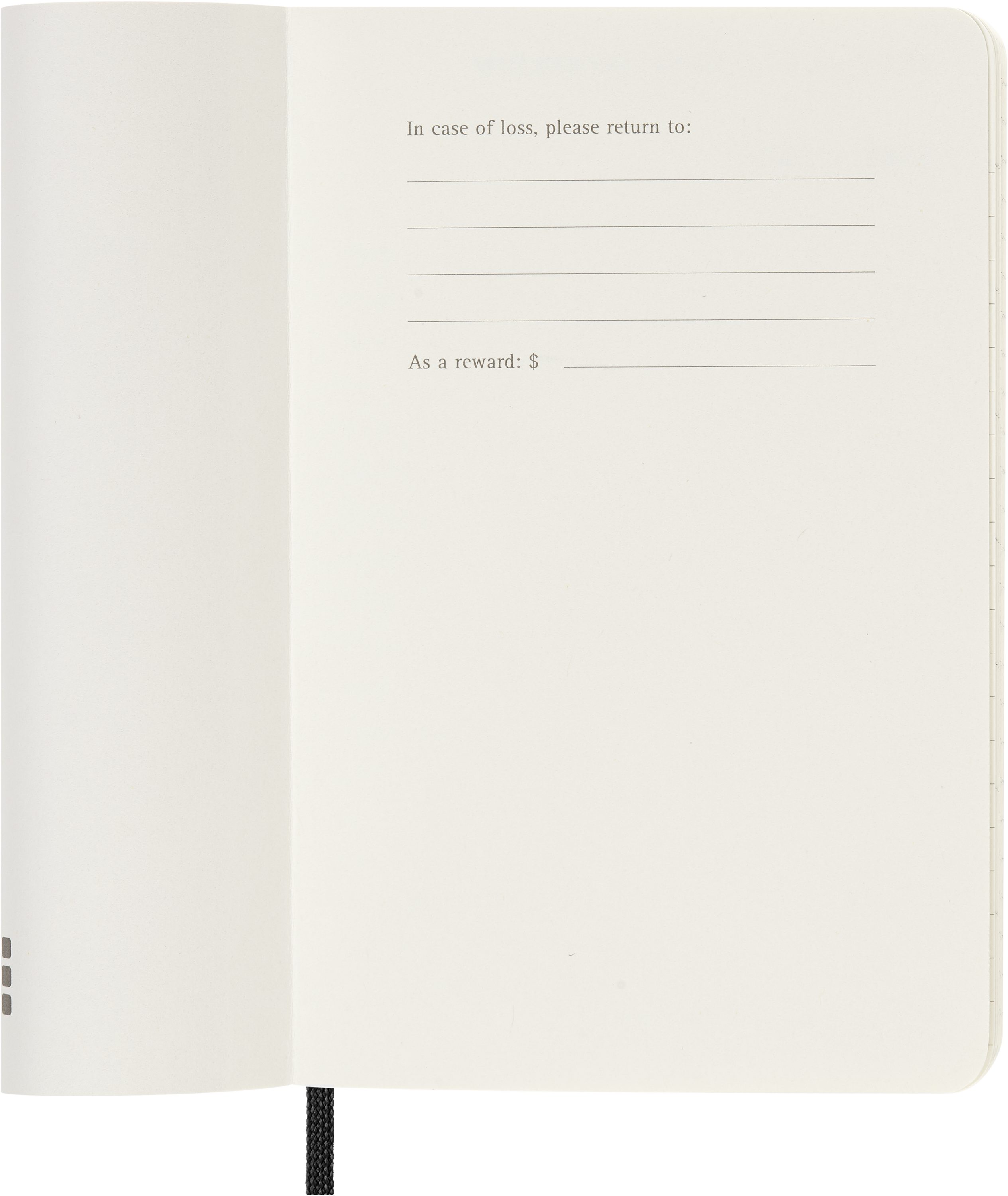 MOLESKINE Buchkalender, MOLESKINE 12 MONATE TAGES KALENDER 2026 - SOFT COVER - P/A6 - SCHWARZ