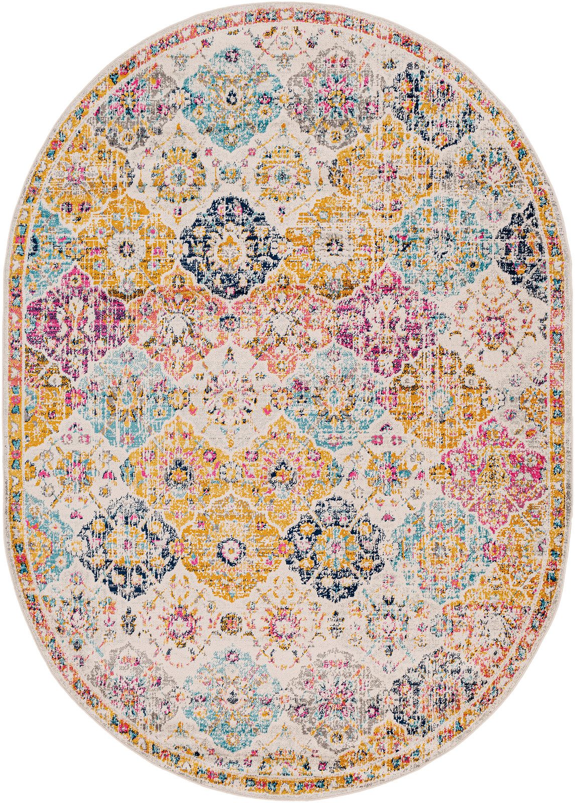 Livabliss Teppich CUZCO, oval, Höhe: 11 günstig online kaufen