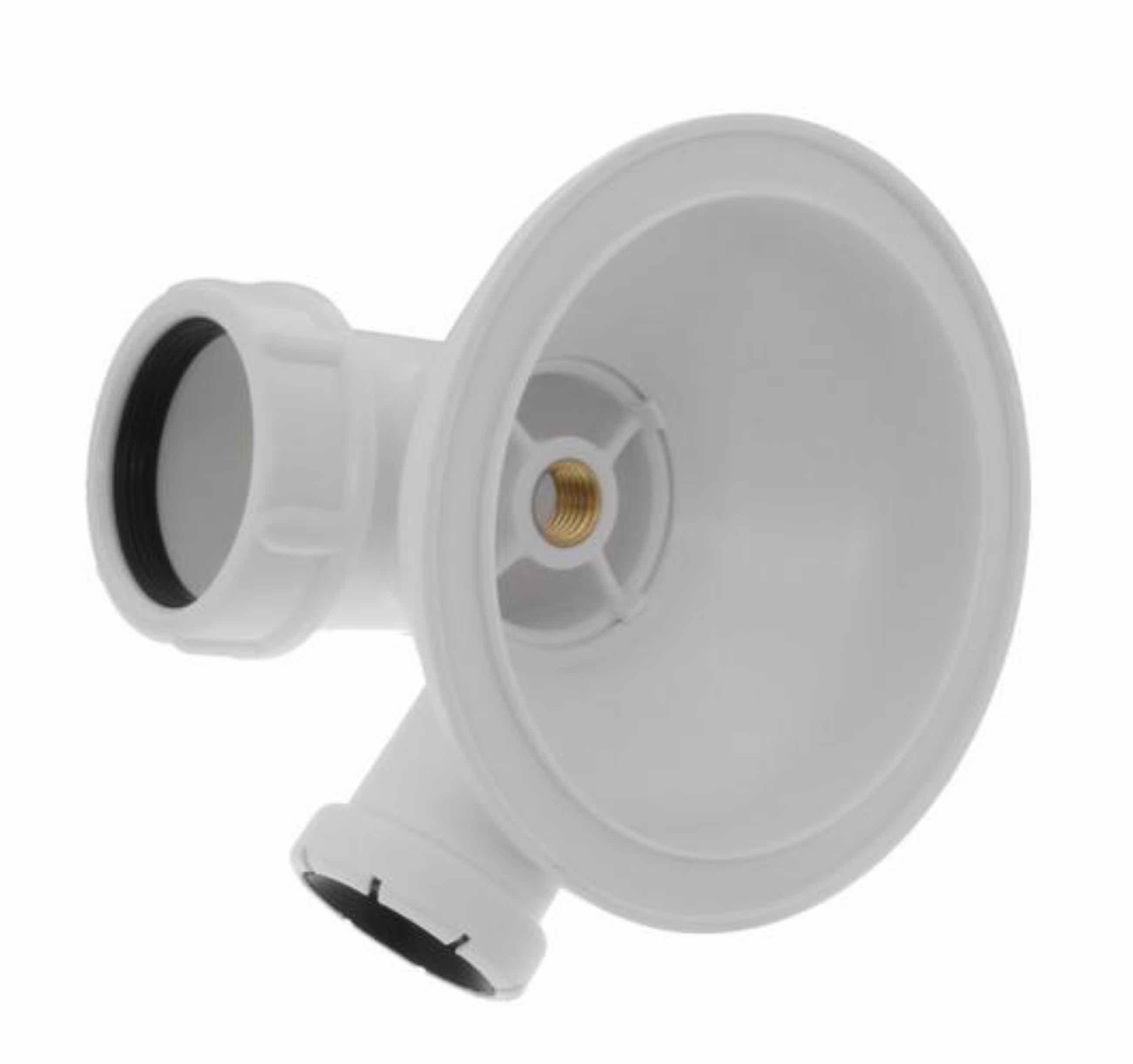 Blanco Einbauspüle Blanco Ablaufventil 3,5" mit Überlauf ohne Bowdenzug, weiß