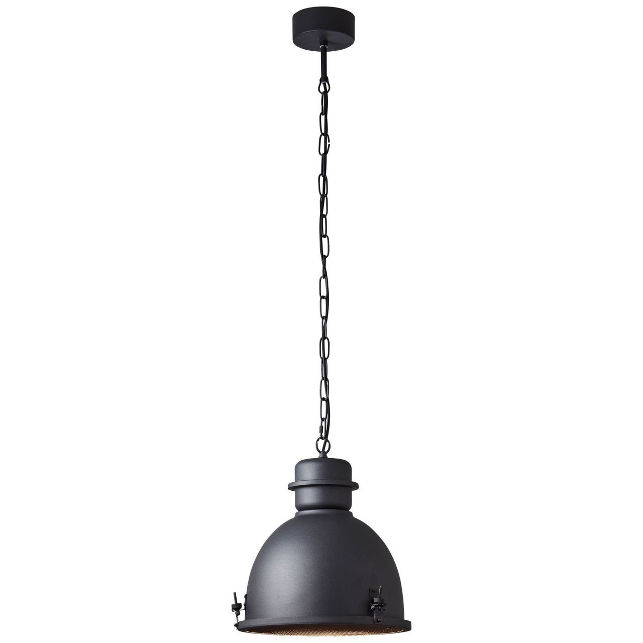 Brilliant Pendelleuchte Kiki, Lampe, Kiki korund, 52 E27, schwarz Pendelleuchte 1x Metall, A60, 35cm