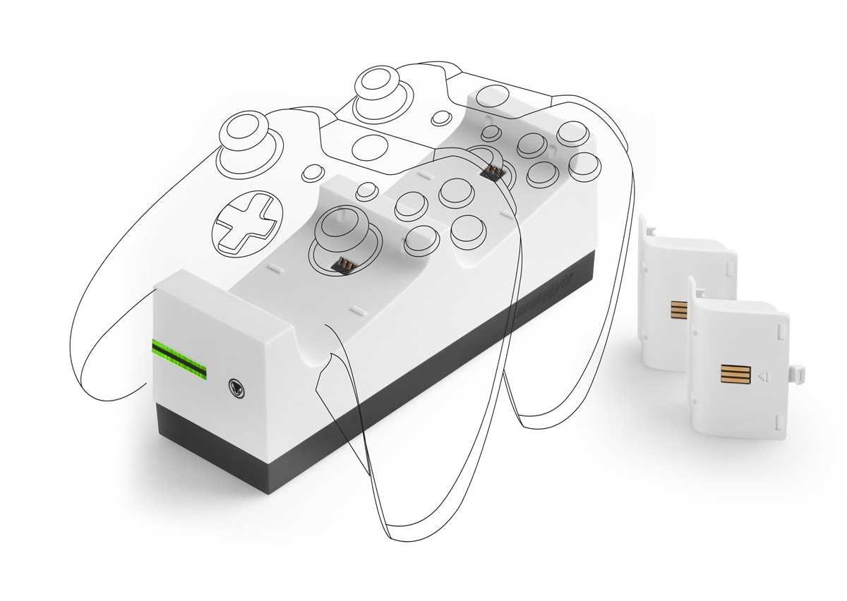 Snakebyte XBOX ONE TWIN:CHARGE X WHITE Controller-Ladestation (im Xbox One Design)