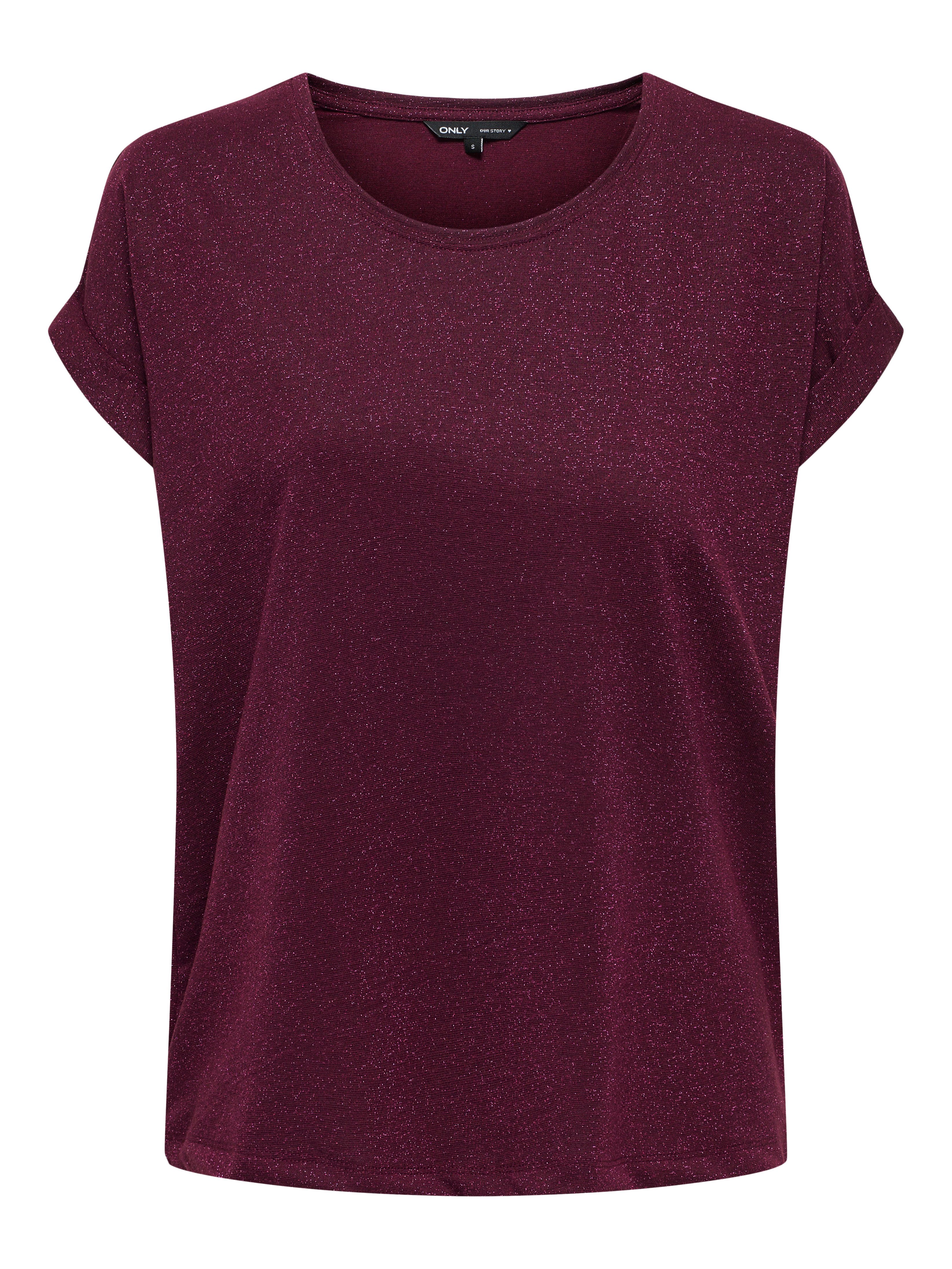 ONLY CARMAKOMA Kurzarmshirt CARMOSTER GLITTER S/S günstig online kaufen