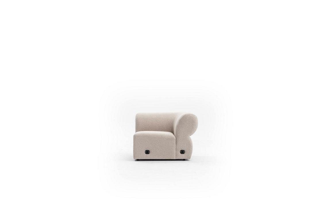 JVmoebel Made Sessel), (Nur Sessel Wohnzimmer-Set 2x L Modern Ecksofa Form in L-Form Ecksofa 2x Möbel, Wohnzimmer + Europe Polster