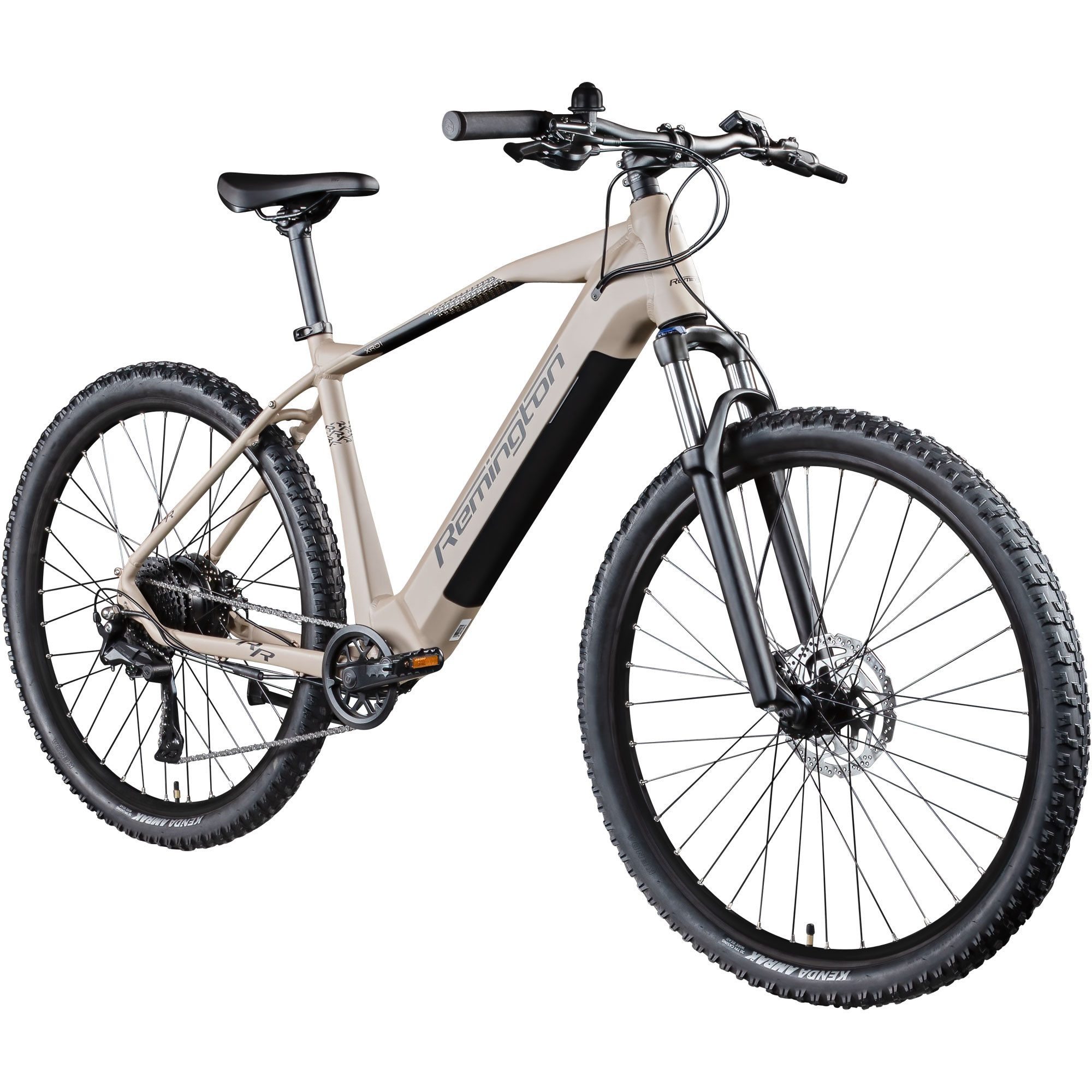 Remington E-Bike Mountainbike XR01, 9 Gang Shimano Cues U3020 SGS Schaltwerk, Kettenschaltung, Heckmotor, E Bike Mountainbike 29 Zoll Pedelec 9 Gänge 540Wh Fahrrad Hardtail MTB