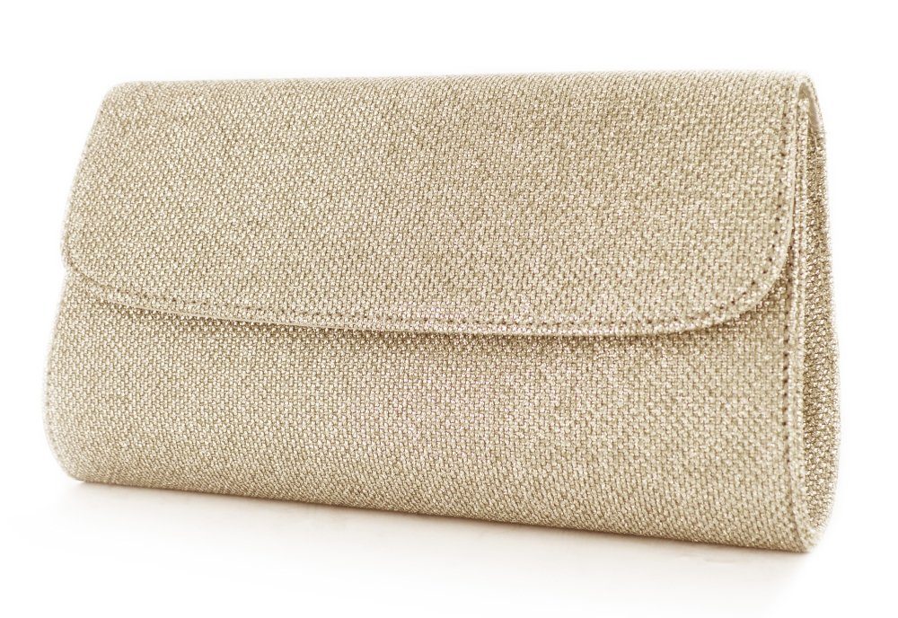 White Lady Clutch Tanja Glitter Clutch