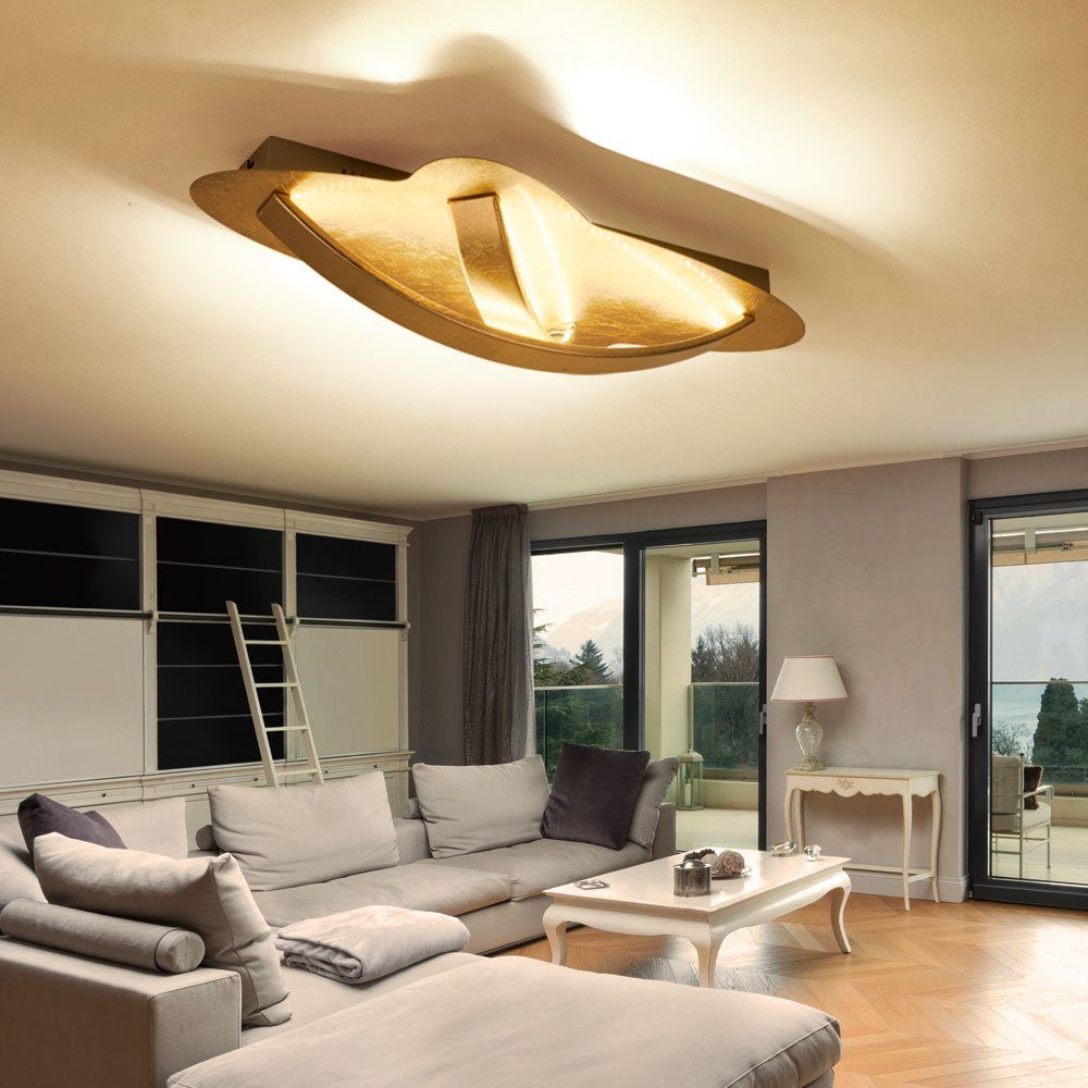 WOFI LED Deckenleuchte, verbaut, Küchenlampe Warmweiß, LED-Leuchtmittel Deckenlampe Deckenleuchte fest Wohnzimmerleuchte LED