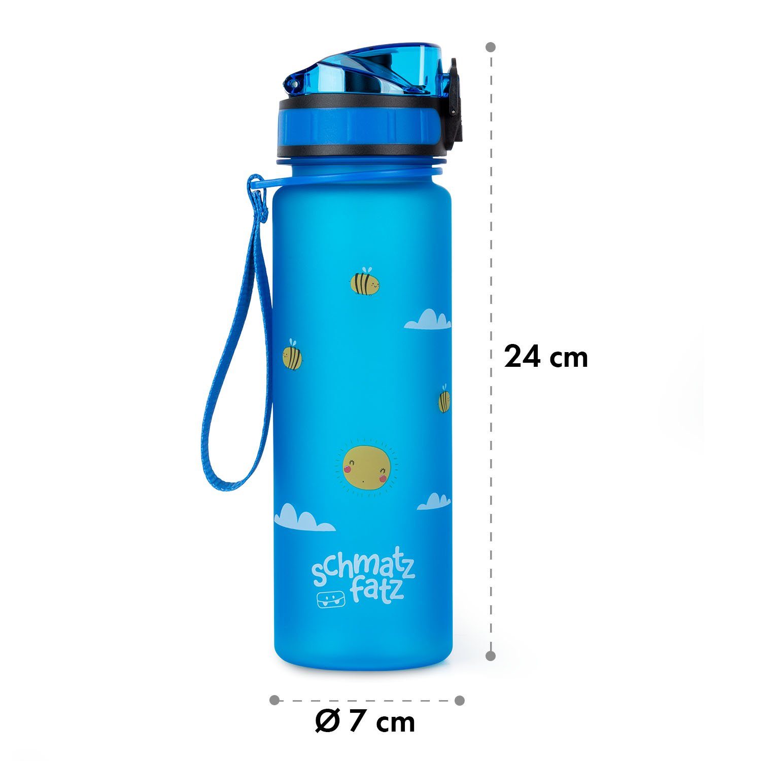 bees Blue Kinderflasche SMF5-TF500bluebee, 500 Klarstein Kindergarten ml Sport Trinkflasche Outdoor Schule