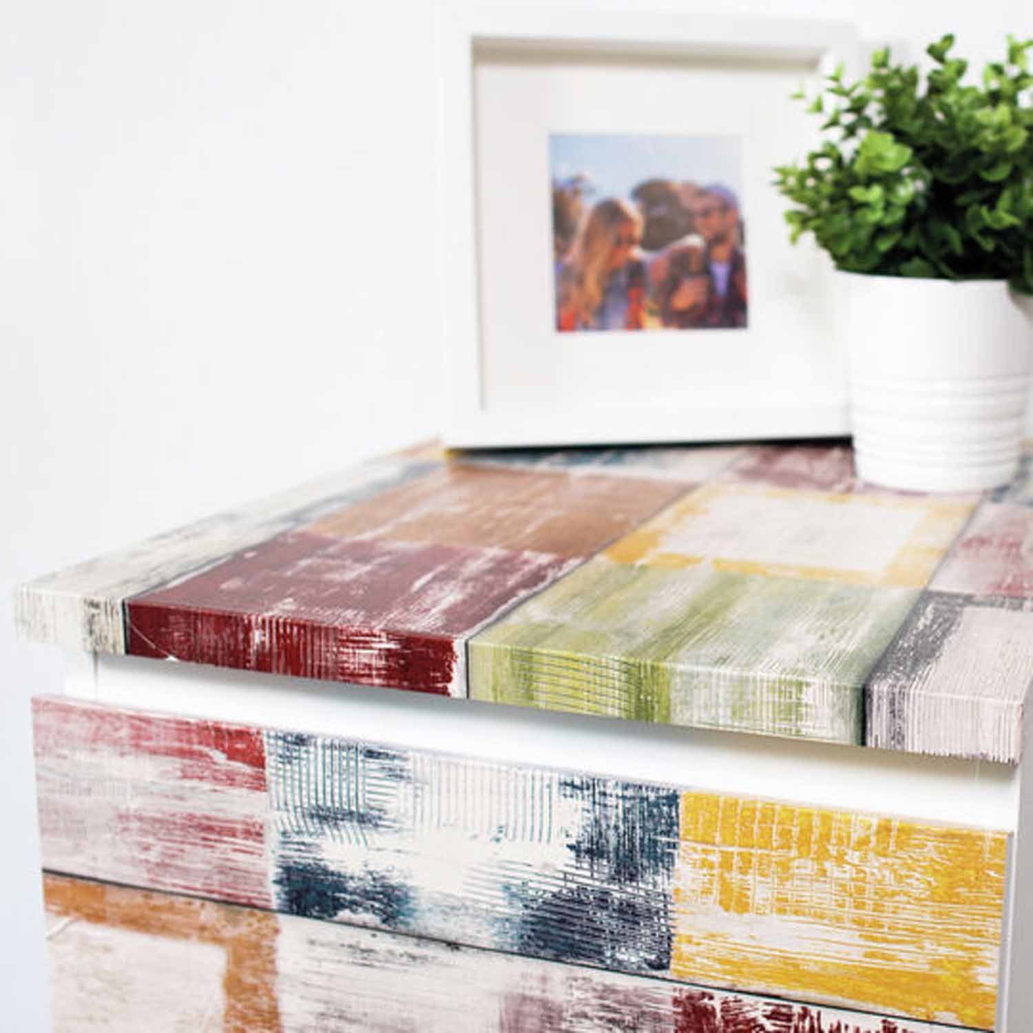 d-c-fix Möbelfolie Möbelfolie Bahia Dekofolie selbstklebend Klebefolie Möbel Küche bunt, Designfolie - Zuschneidbar & rückstandslos entfernbar