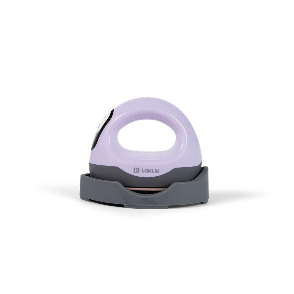 LOKLIK Trockenbügeleisen ImPress Mini 3, 550 W, Hitzepresse, Transferpresse, tragbar, Lavendel, lila