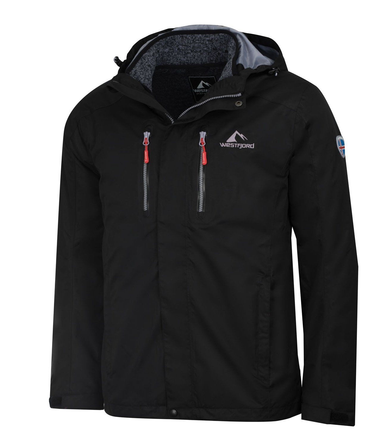 LWDXMYKW Herren Funktionsjacke - Winddicht & Wasserabweisend Mit Abnehmbarer Kapuze
