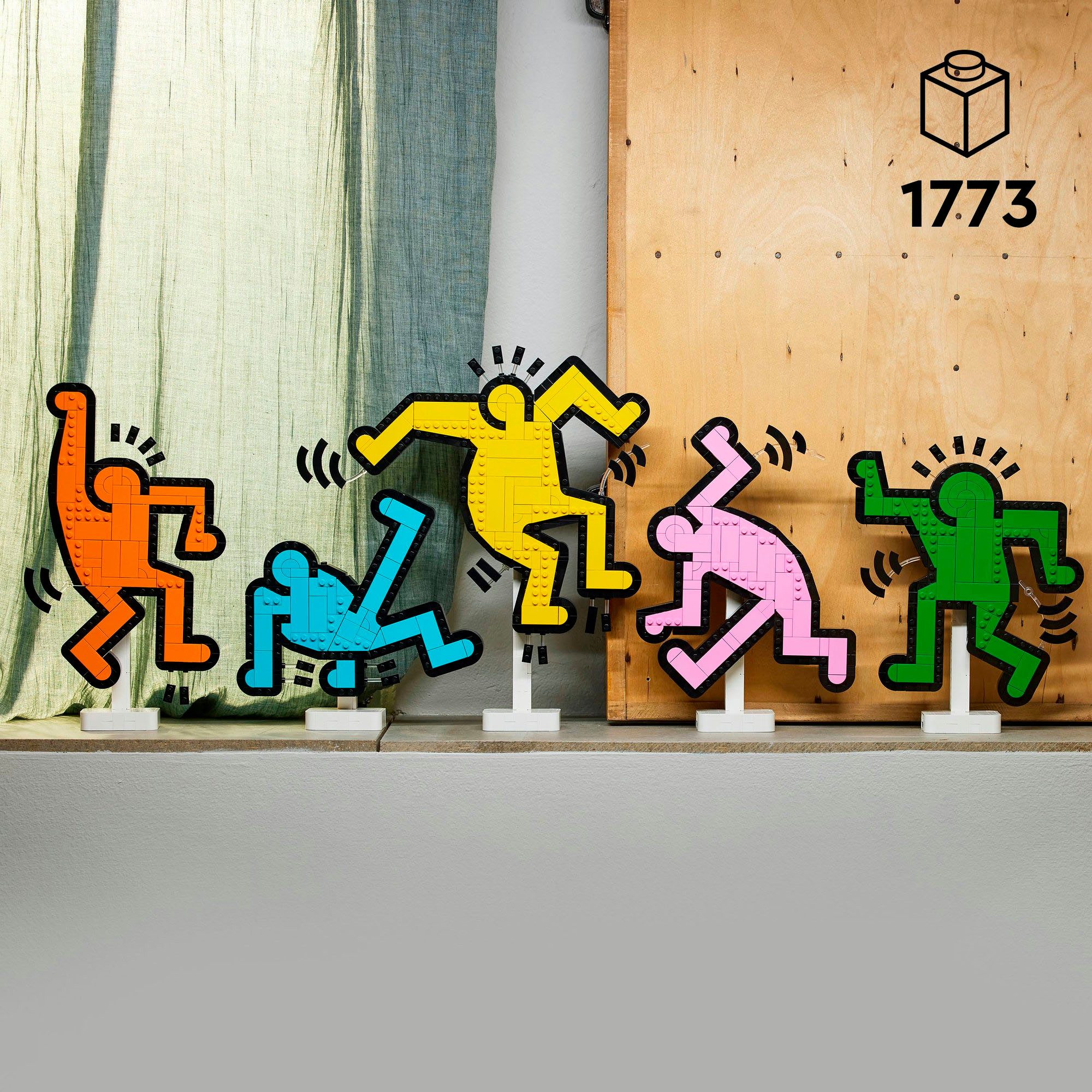 LEGO® Keith Haring – Tanzende Figuren (31216), LEGO ART Konstruktionsspielsteine, (1773 St)