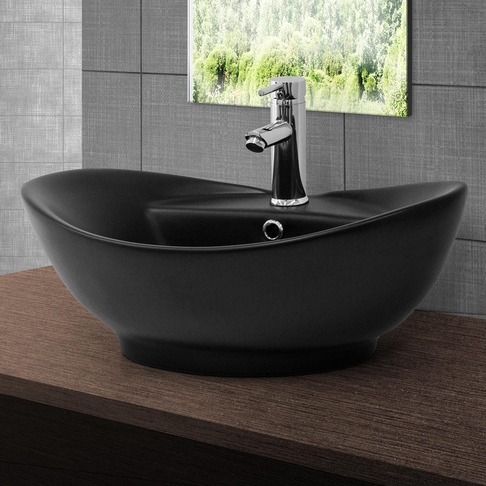 LuxeBath Waschbecken Aufsatzwaschbecken aus Keramik für günstig online kaufen