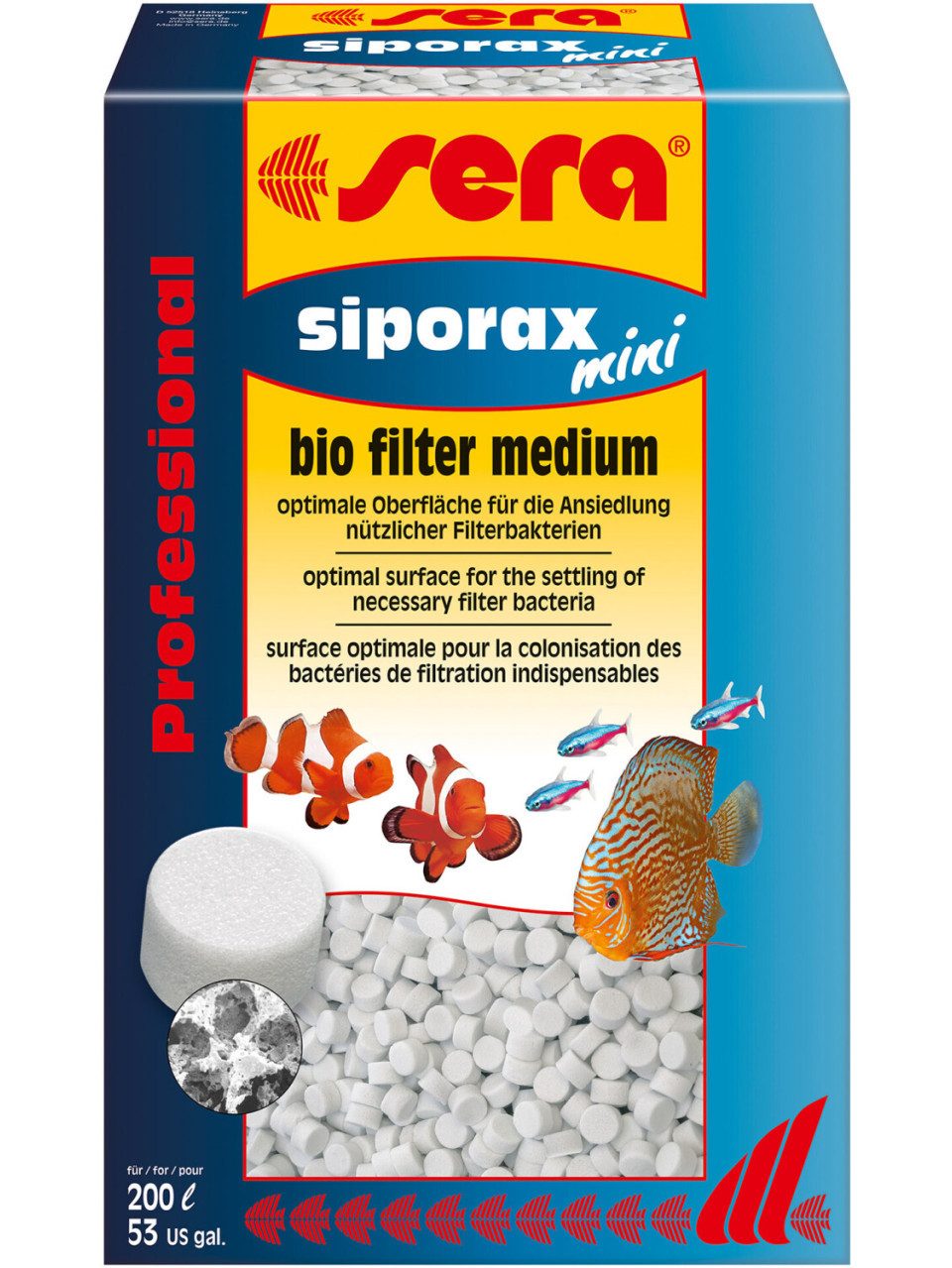 Sera Aquariumfilter Sera Aquariumfiltermedium siporax mini
