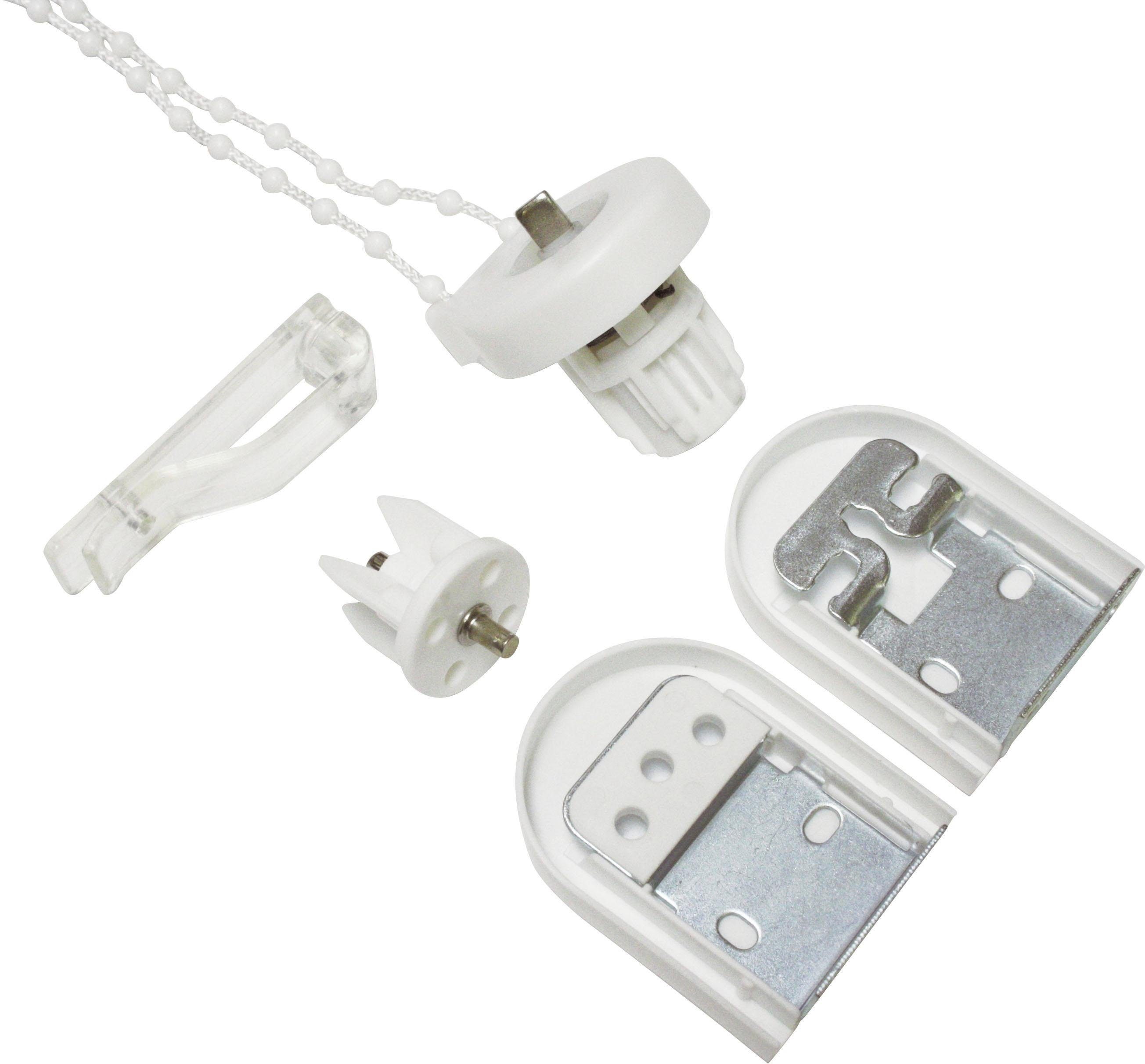 GARDINIA Sichtschutzbefestigungen Zubehör-Set Seitenzug-Umbausatz, Kettenzugrollos, Rollos, (1-tlg), für Seitenzugrollos
