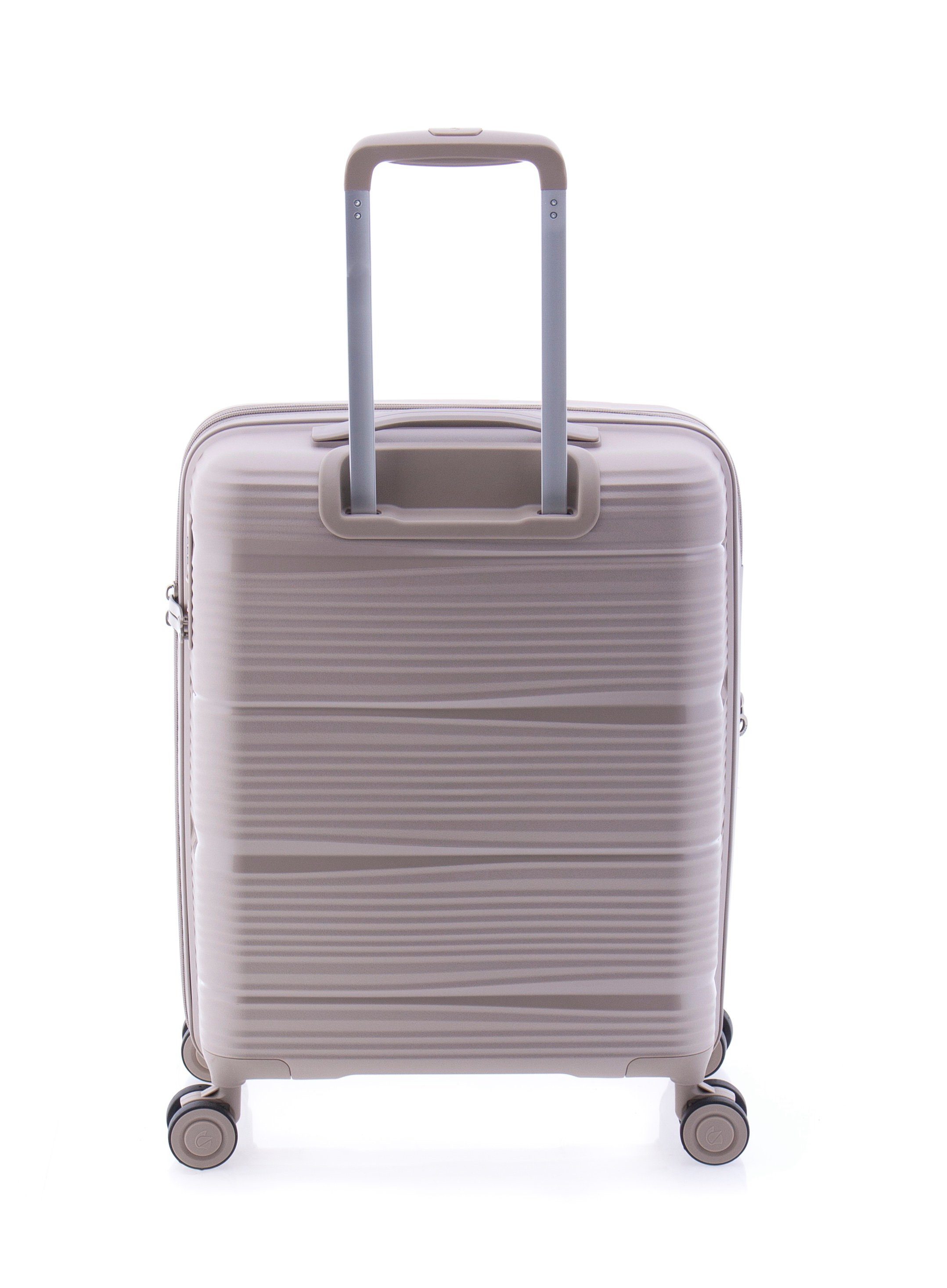 GLADIATOR Hartschalen-Trolley Set: 65+55 cm, 4 Rollen, TSA-Schloss, Dehnfalte, Polypropylen,3 Farben