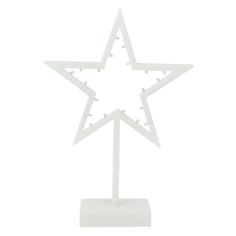 Harms Import LED Dekolicht, LED Deko Steh Lampe Stern Weihnachts Beleuchtung X-MAS Lampe