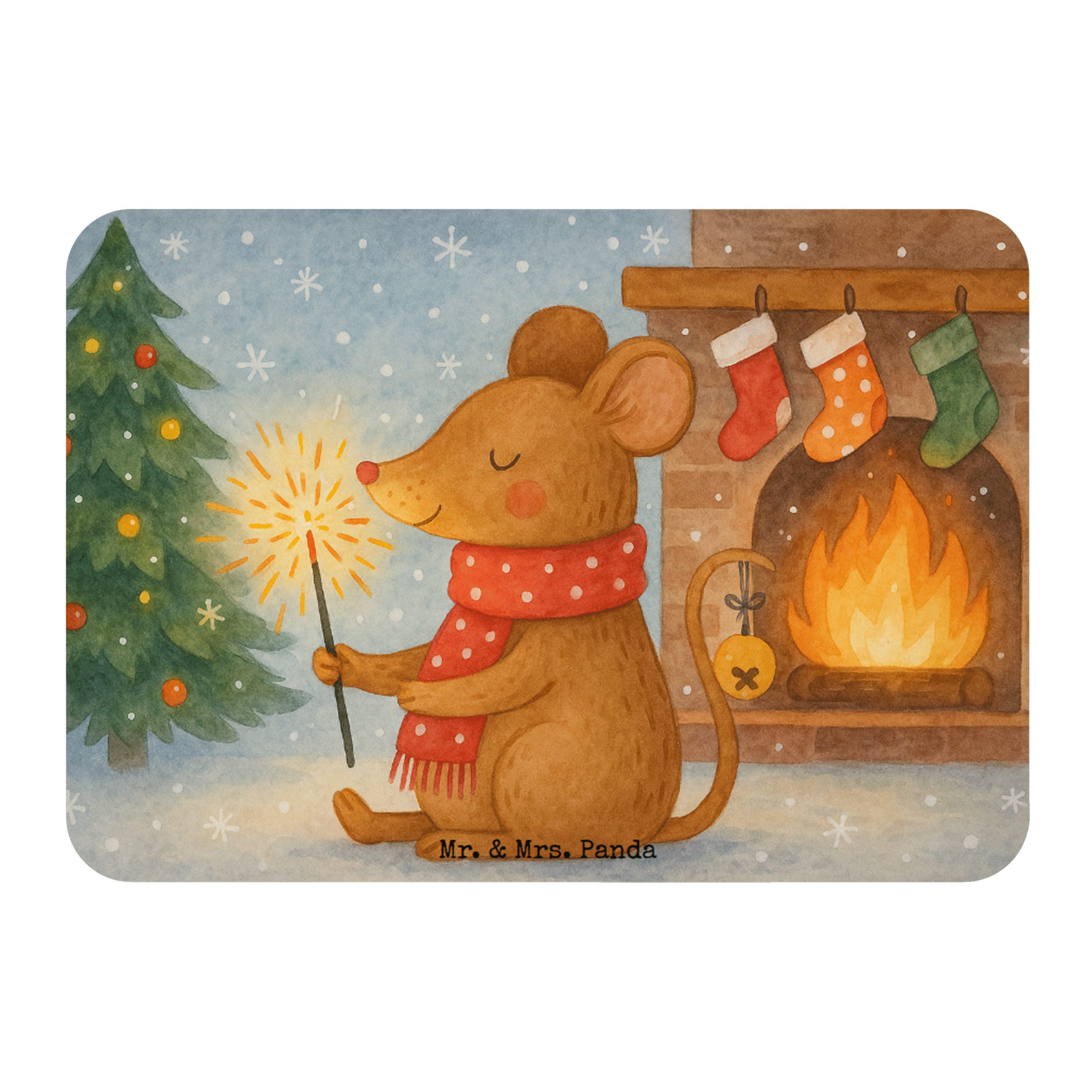 Magnet Maus Weihnachten Design, magnet, Weiß, rechteckmagnet, magnet, Weihna