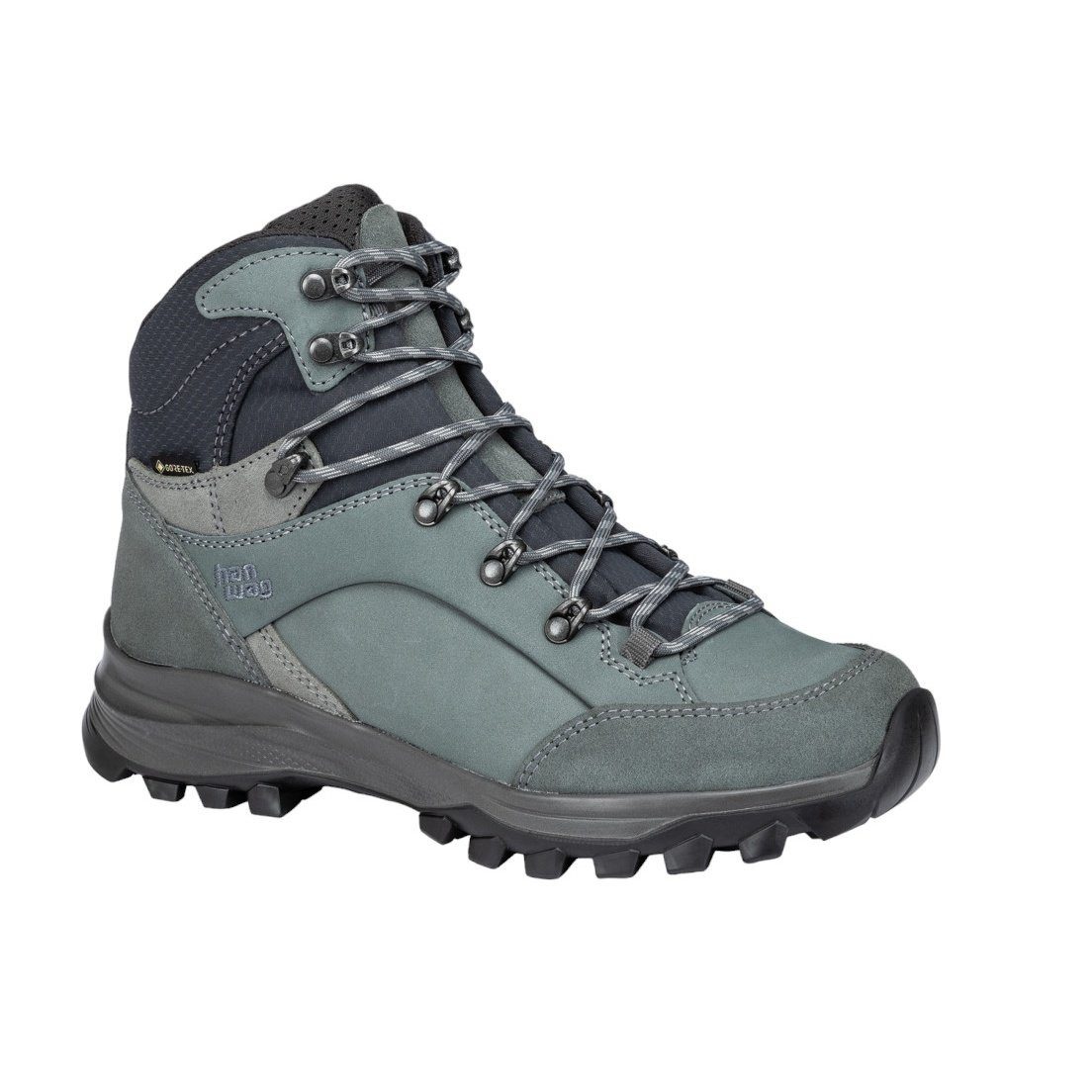 Banks Lady GTX (Nubukleder, wasserdicht) grün/fossilgrau Damen Wanderschuh