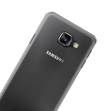 CoolGadget Handyhülle Transparent Ultra Slim Case für Samsung Galaxy A3 2016 5,2 Zoll, Silikon Hülle Dünne Schutzhülle für Samsung A3 2016 Hülle