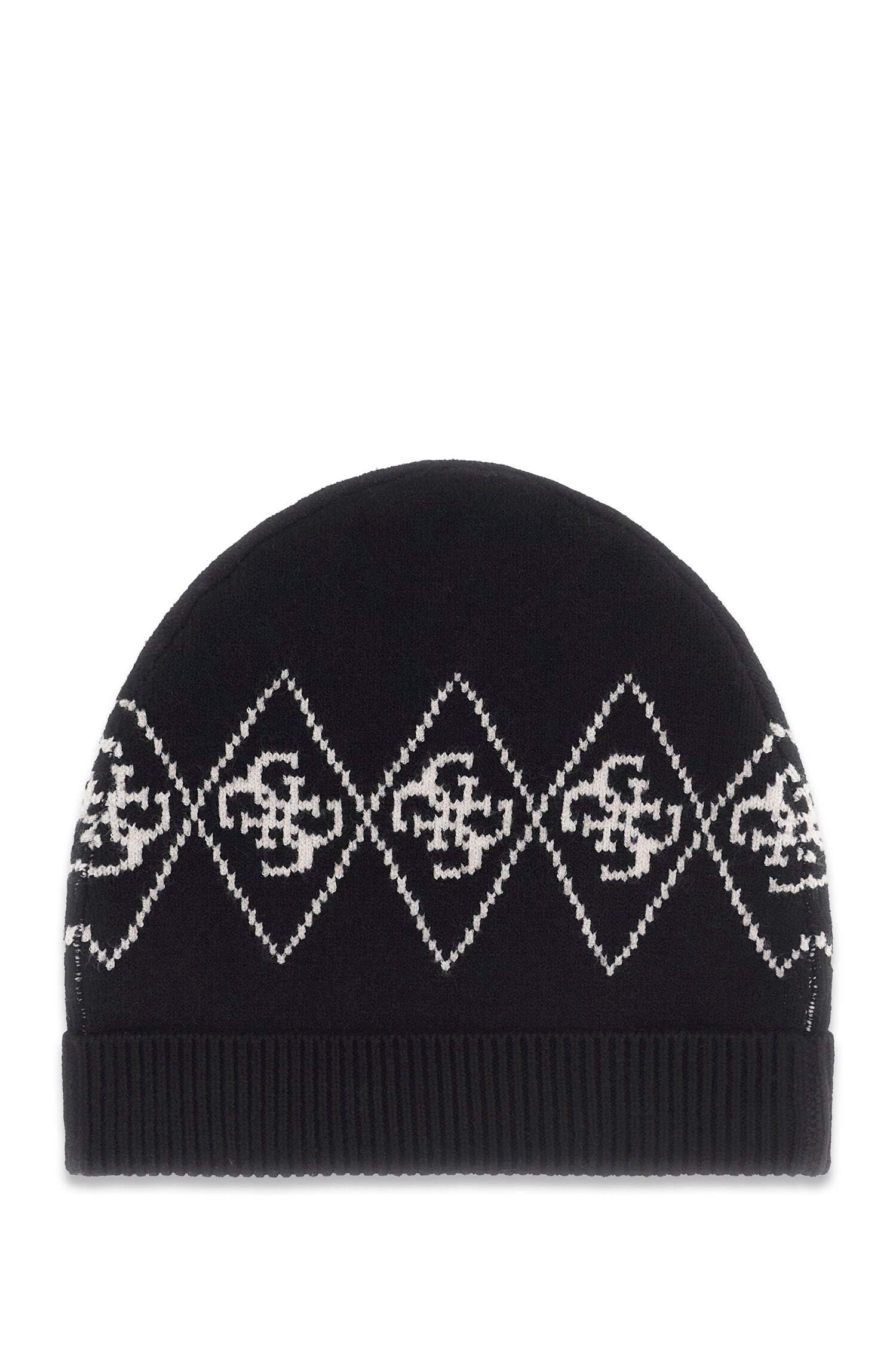 Guess Strickmütze LILY 4G JACQUARD BEANIE SWTR
