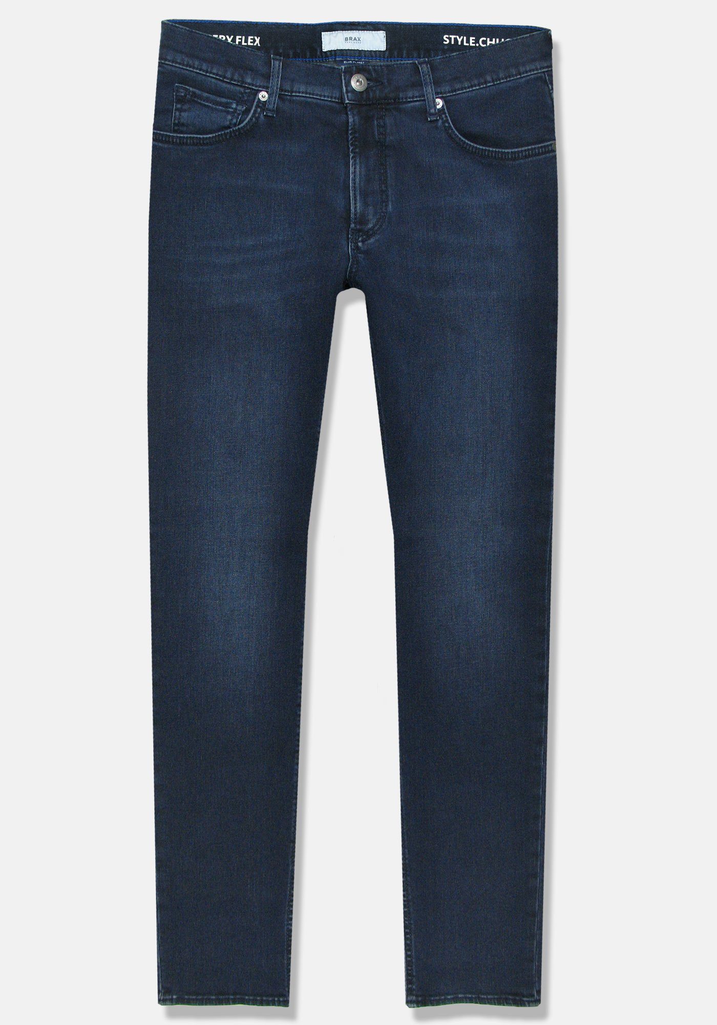 Brax 5-Pocket-Jeans Chuck Gallery Flex Denim Dark Blue Authentic Used