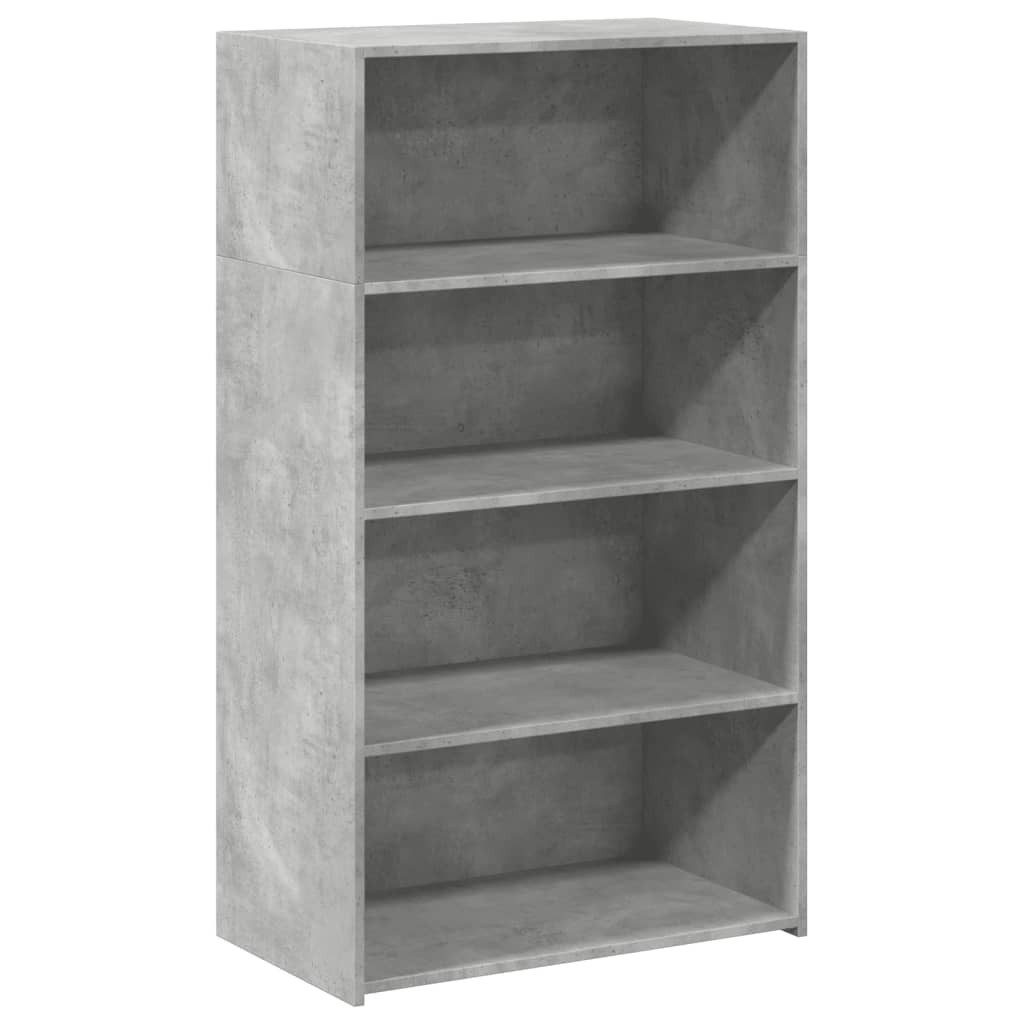vidaXL Highboard Highboard Betongrau 70x41x124 cm günstig online kaufen
