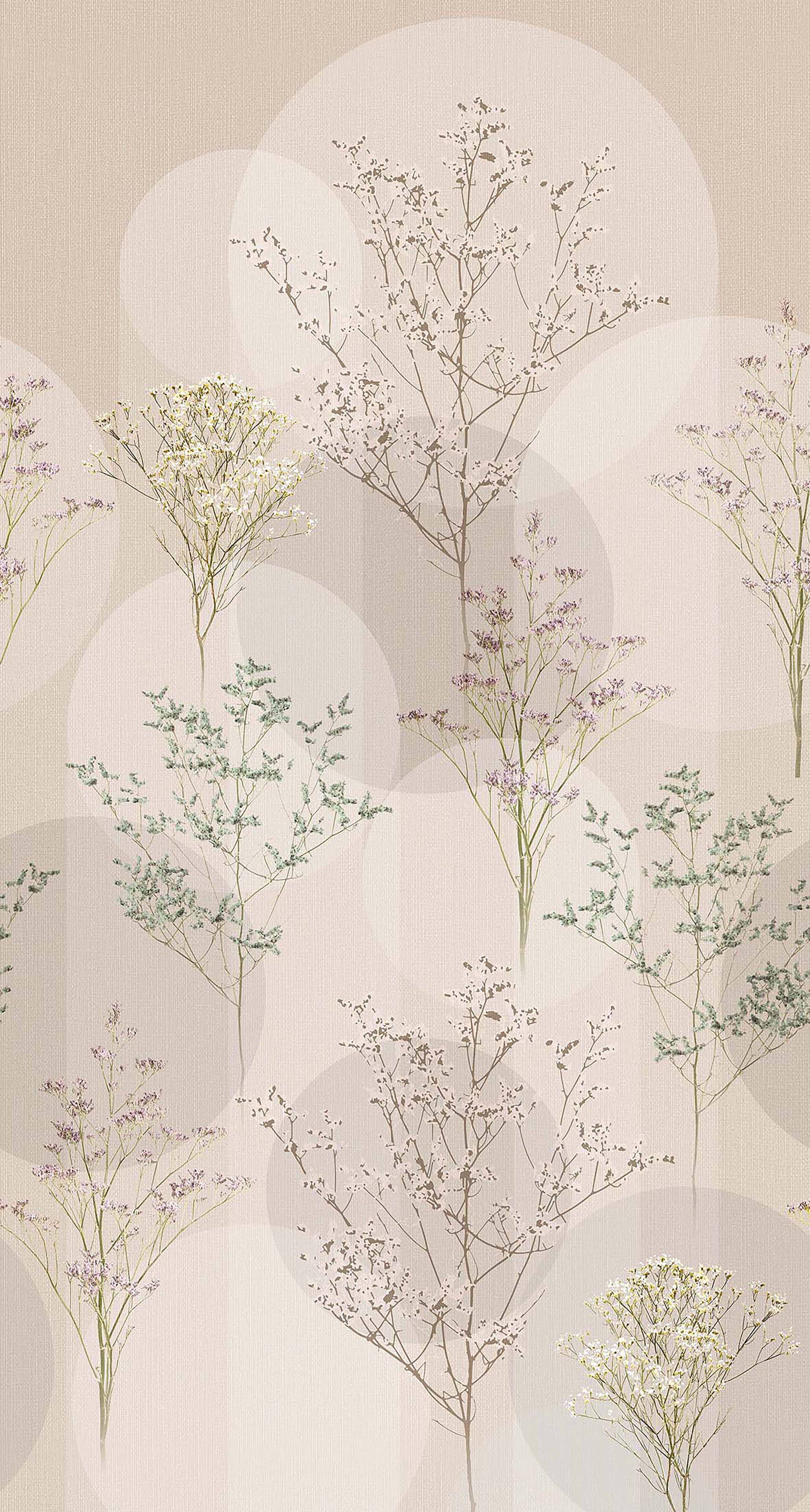 Erismann Vliestapete Vliestapete Botanisch Beige Erismann Elle Decoration 226820