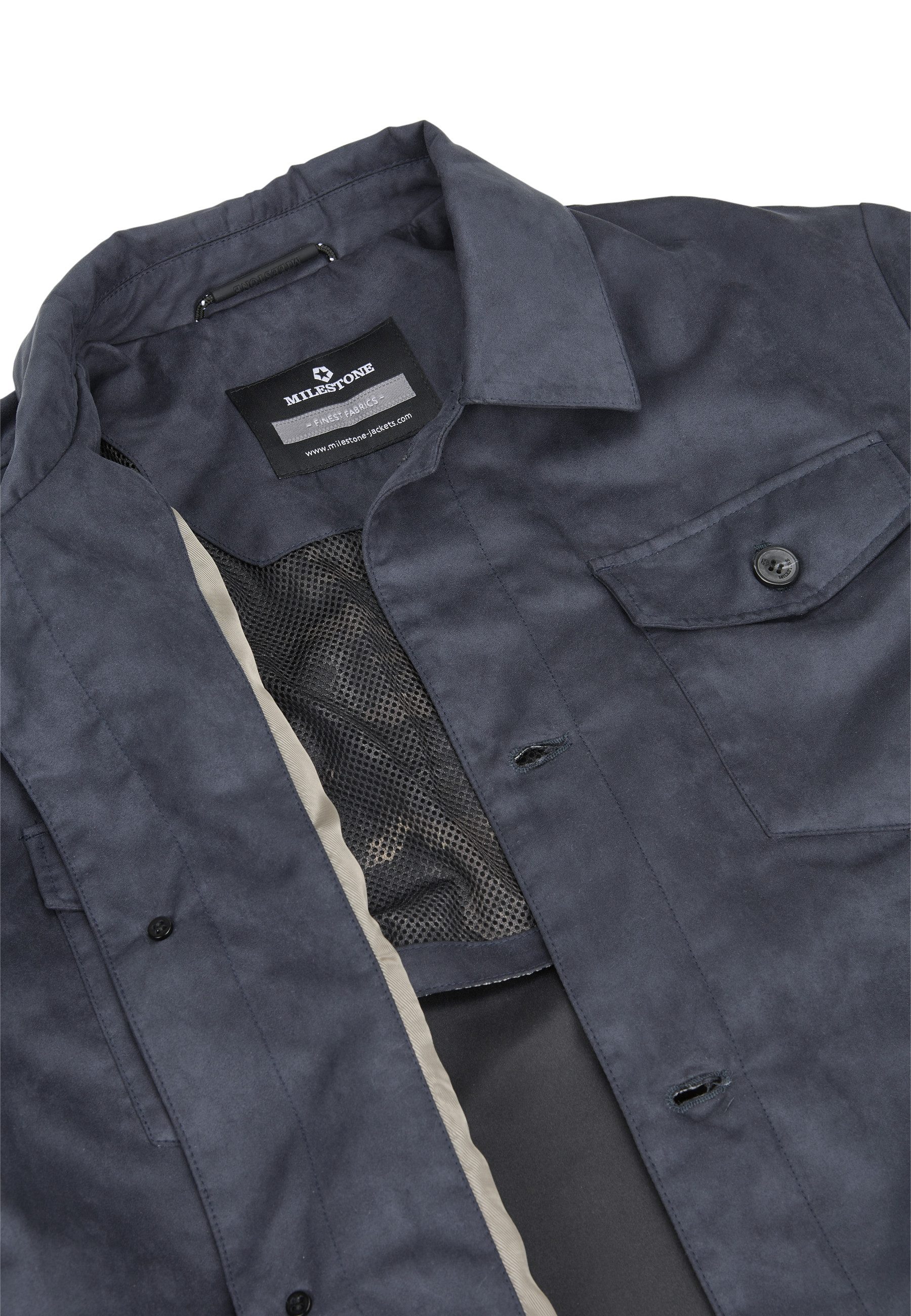 Hemdjacke MSDixon Herren Overshirt Übergangsjacke klassisch