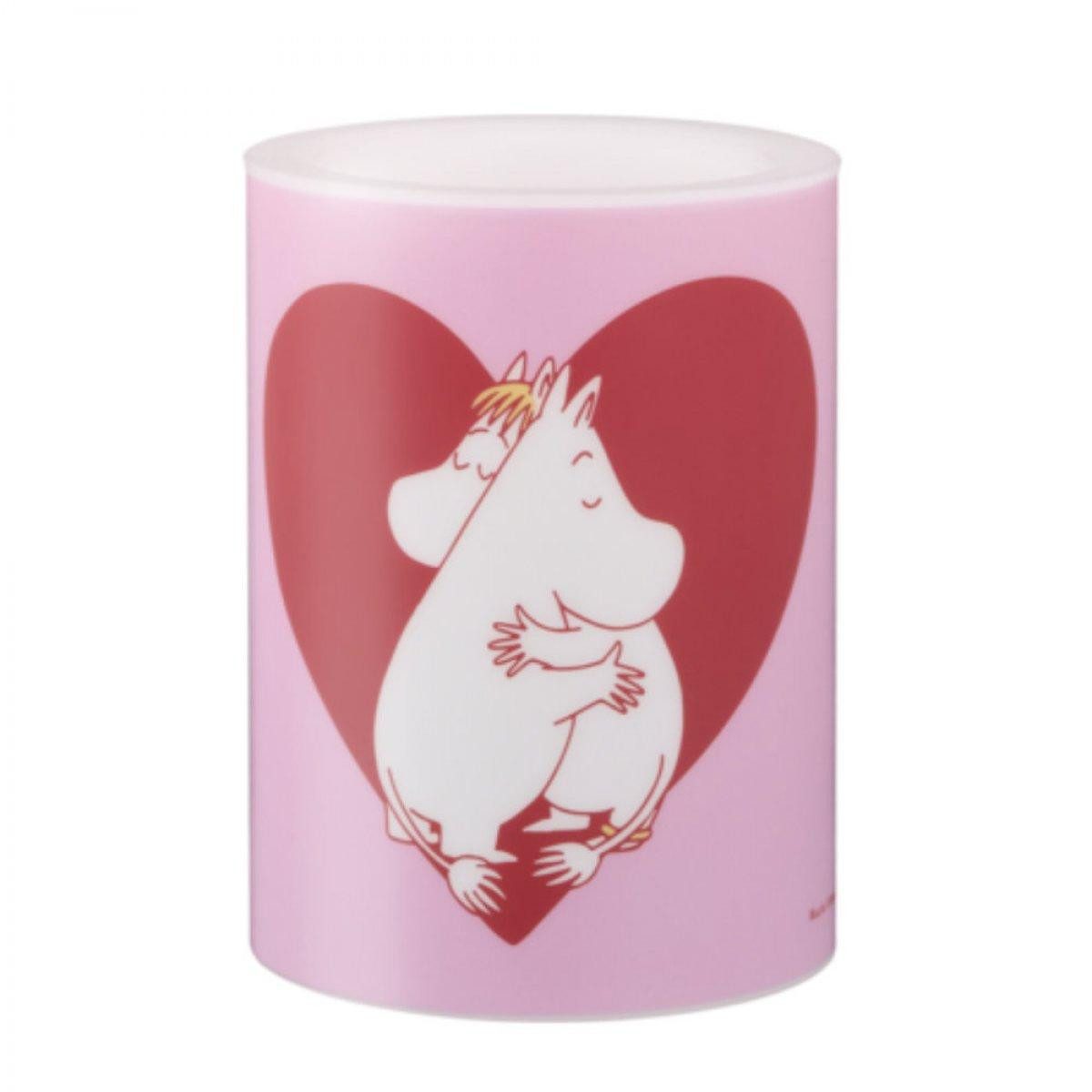Muurla Spiel LED Kerze Moomin Heart (7,5x10cm)