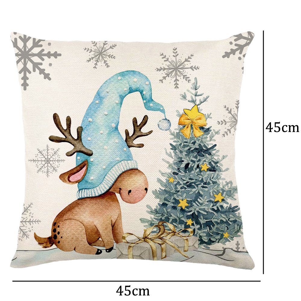 Qelus Kissenbezüge Kissenbezüge Weihnachten Kissenbezug 45 günstig online kaufen