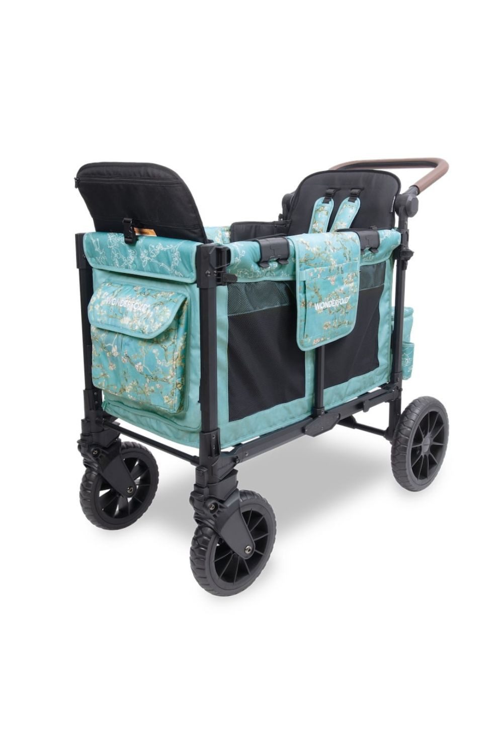 Wonderfold Bollerwagen W2 Luxe Premium für 2 Kinder / Bollerwagen Van Gogh Edition