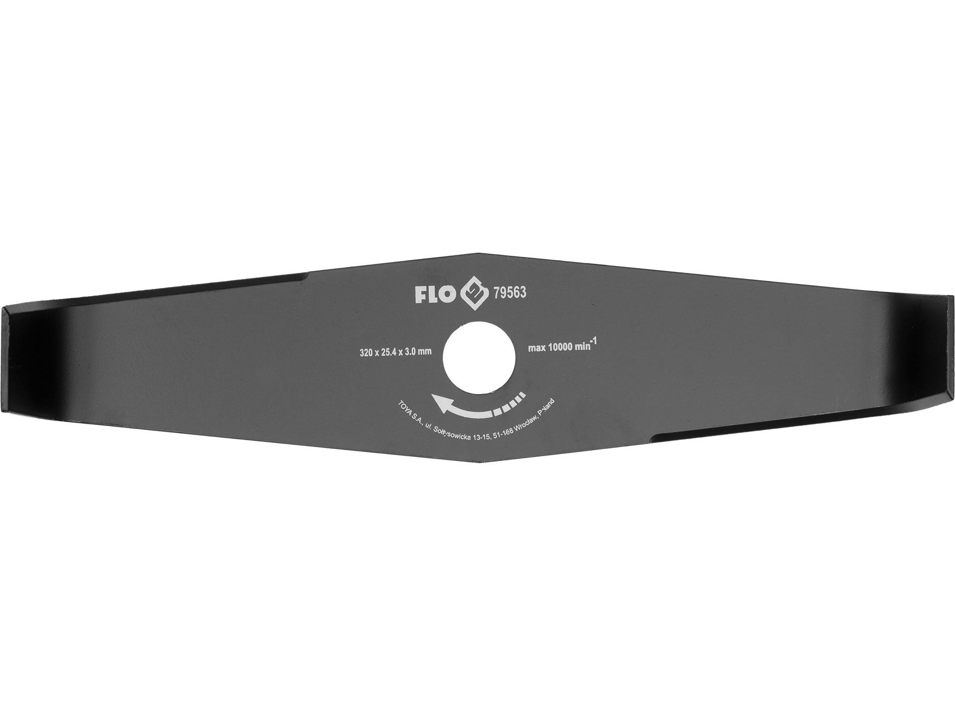 TRIZERATOP Kreissägeblatt Zweizahnmesser, Zerkleinerungsmesser für Motorsense 320 mm, 25,4 mm (Zweizahnmesser, Zerkleinerungsmesser für Motorsense 320 mm, 25,4 mm)